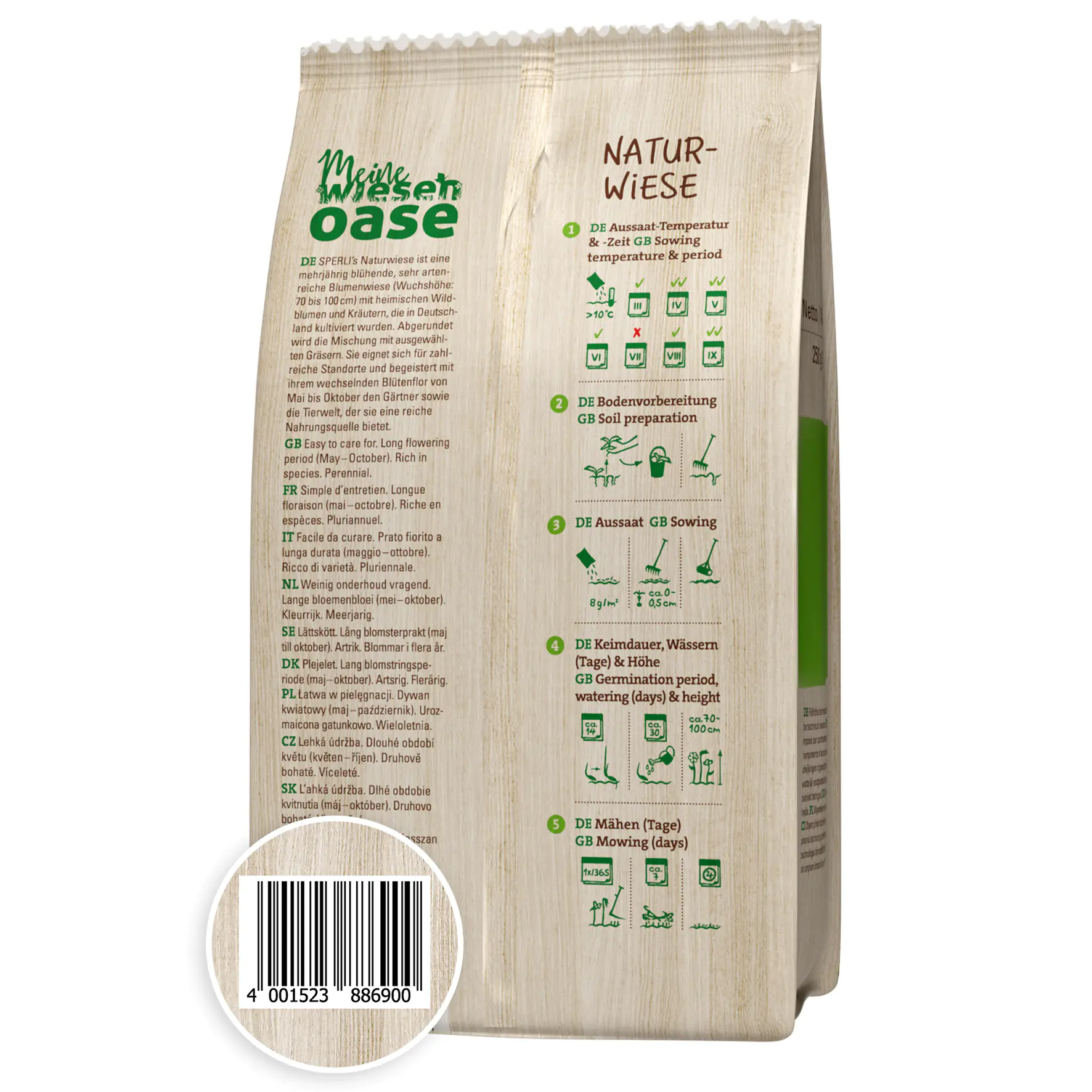 Sperli's Naturwiese heimische Wildblumen 250 g