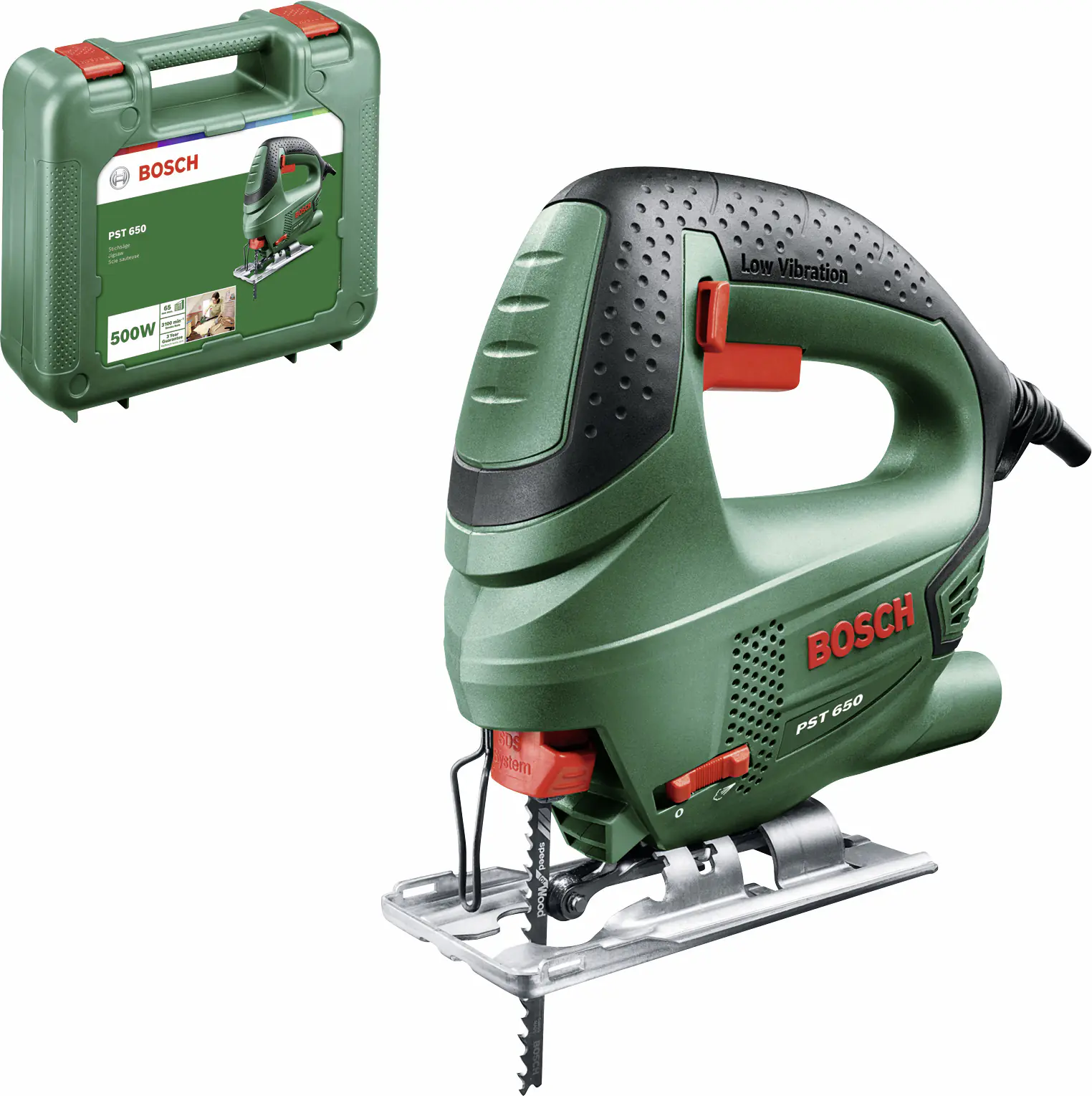 Bosch Stichsäge PST 650 500 Watt