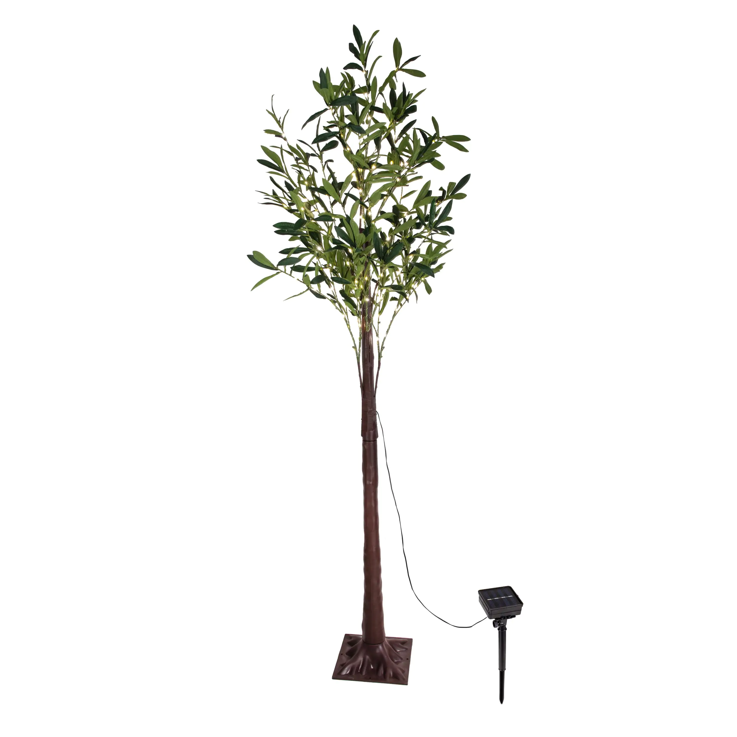 Light & More Solar LED Olivenbaum grün 180 cm warmweiß Light & More Solar LED Olivenbaum grün 180 cm warmweiß