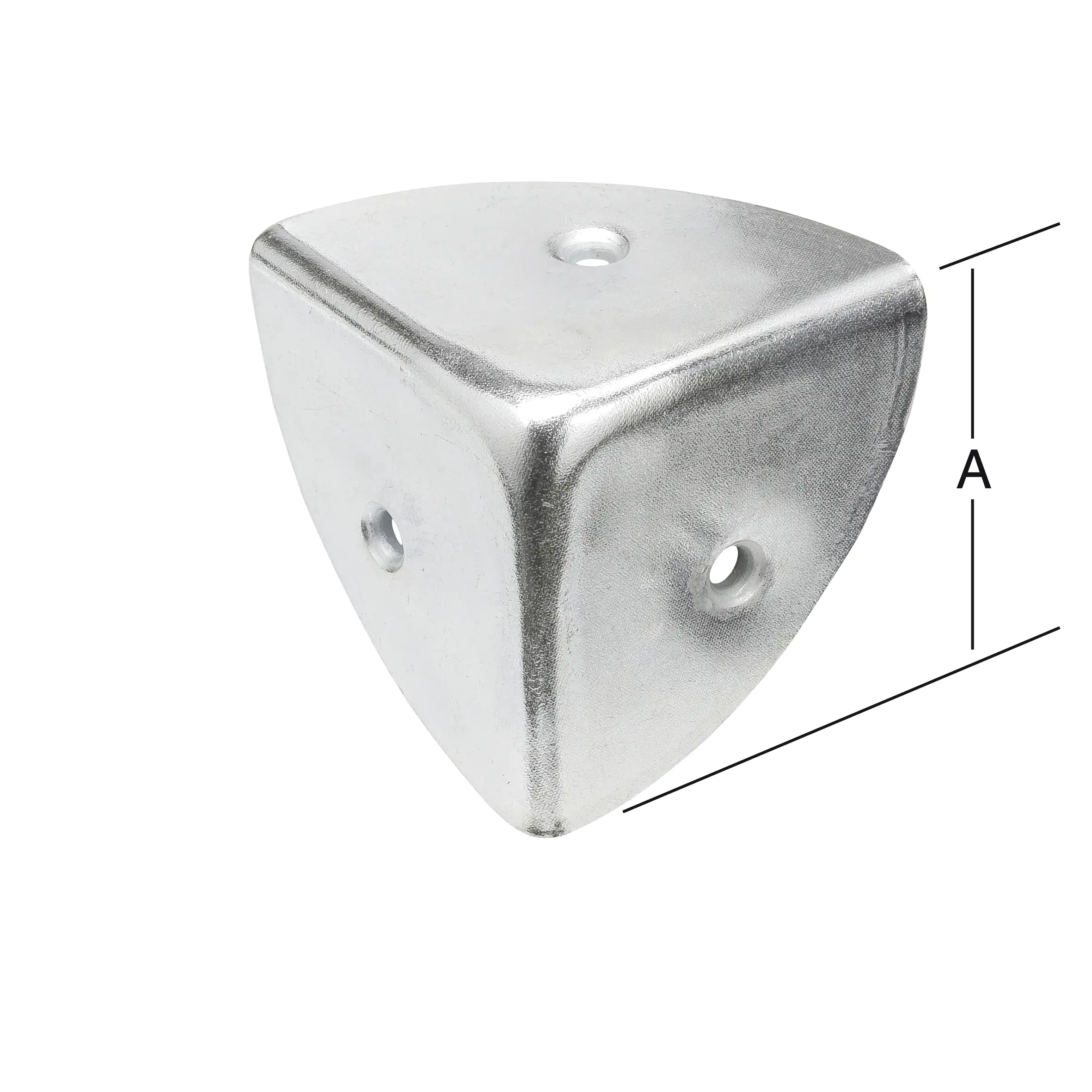 Vormann Kistenecken verzinkt 28 mm