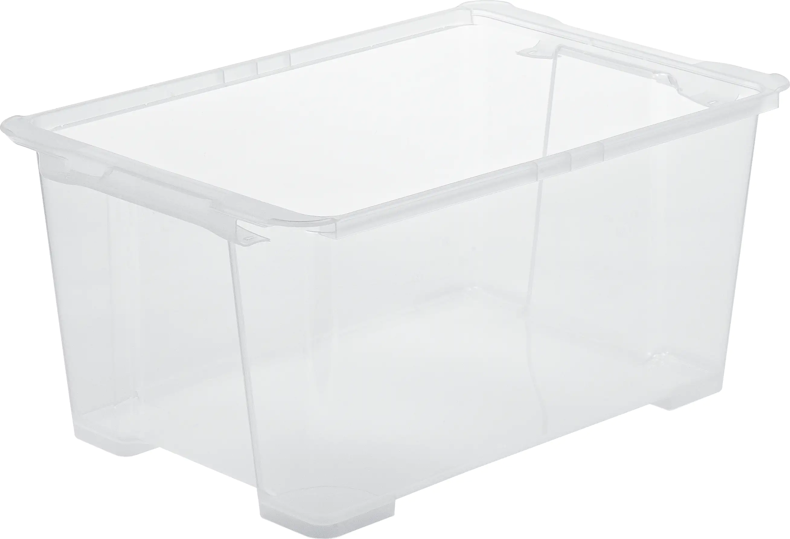 Rotho Aufbewahrungsbox EVO Easy 44 L transparent 58,3 x 39,2 x 27,7 cm Rotho Aufbewahrungsbox EVO Easy 44 L transparent 58,3 x 39,2 x 27,7 cm