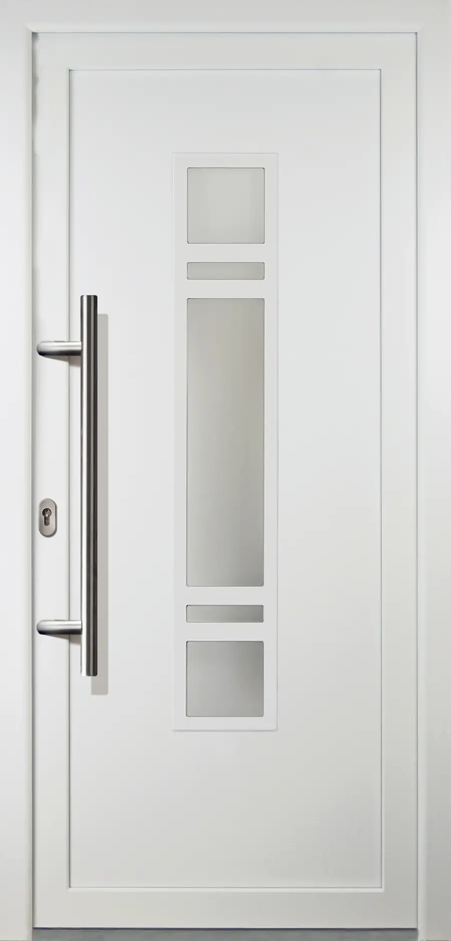 4060691153863 Meeth Haustür Signum Exclusiv PVC Modell 83 98 x 200 cm, DIN links, weiß