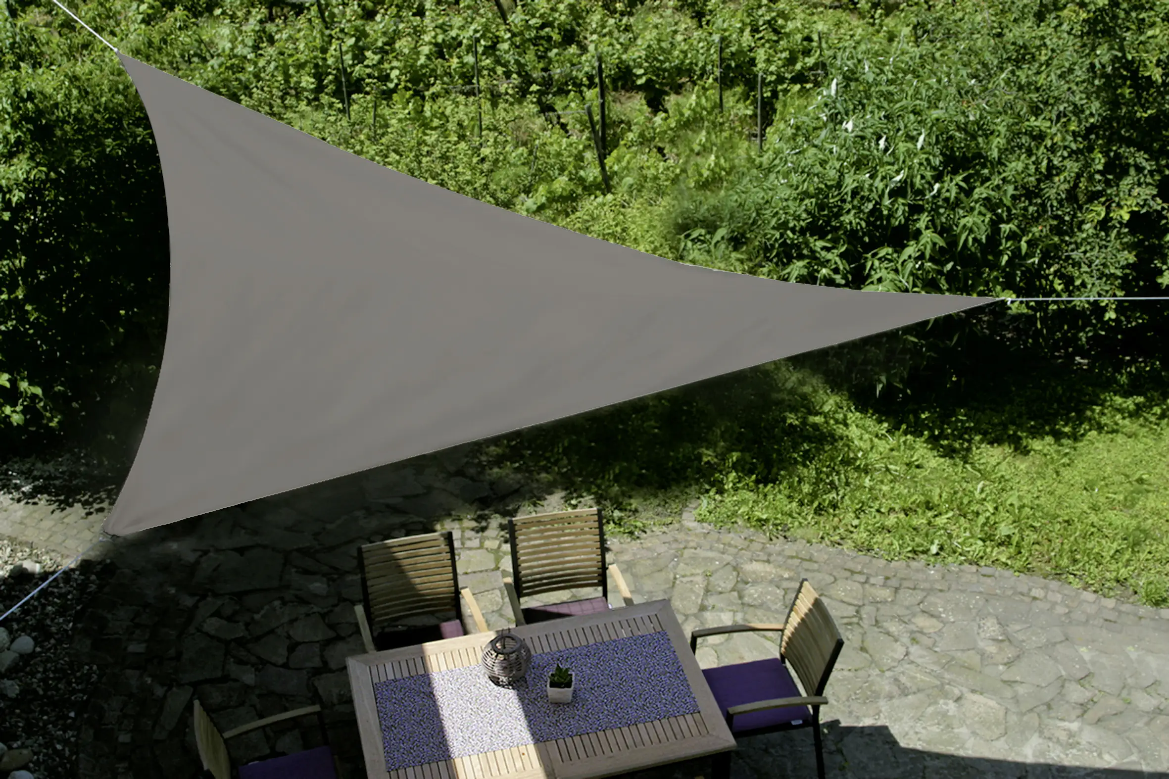 Go-De Sonnensegel Dreieckig Anthrazit 360 x 360 x 360 cm Go-De Sonnensegel Dreieckig Anthrazit 360 x 360 x 360 cm