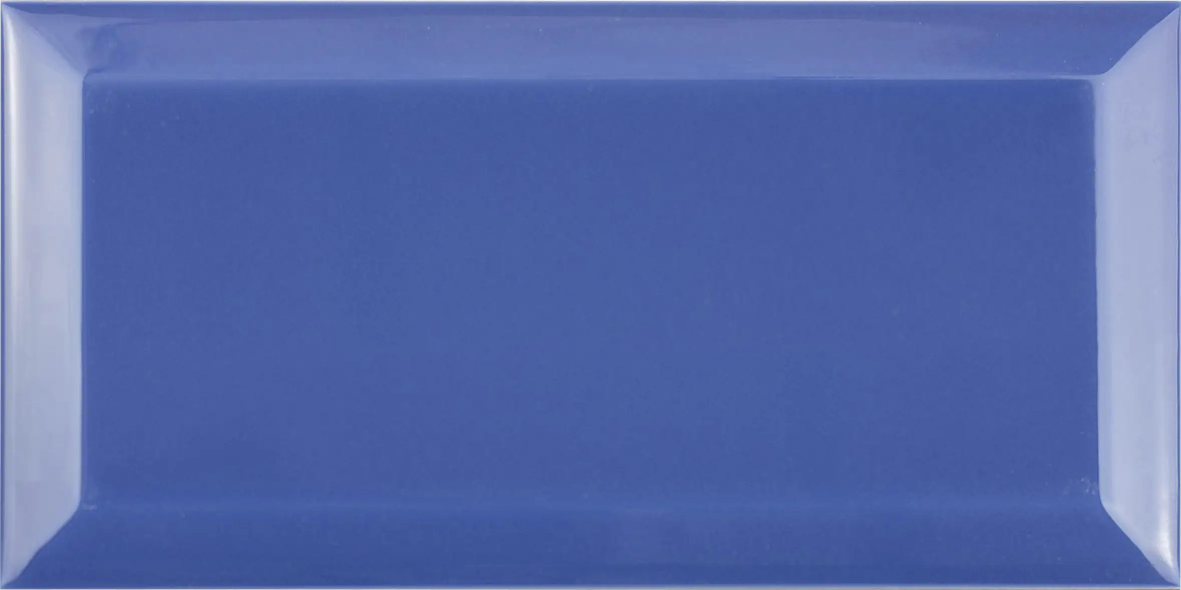 Wandfliese Metro 10 x 20 cm blau