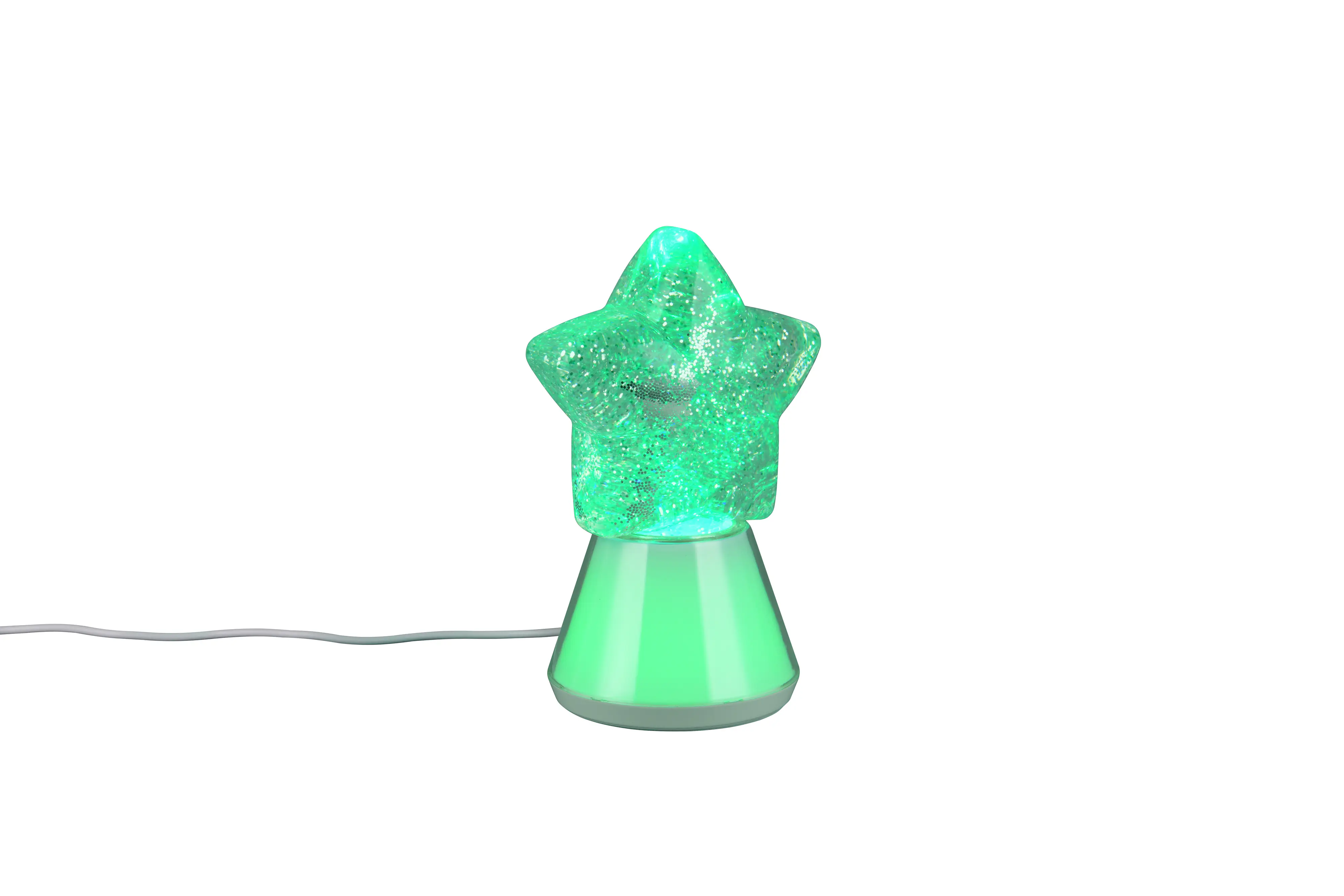Reality LED-Tischleuchte Estella Fun Stern 12 x 19 cm rauchfarbig
