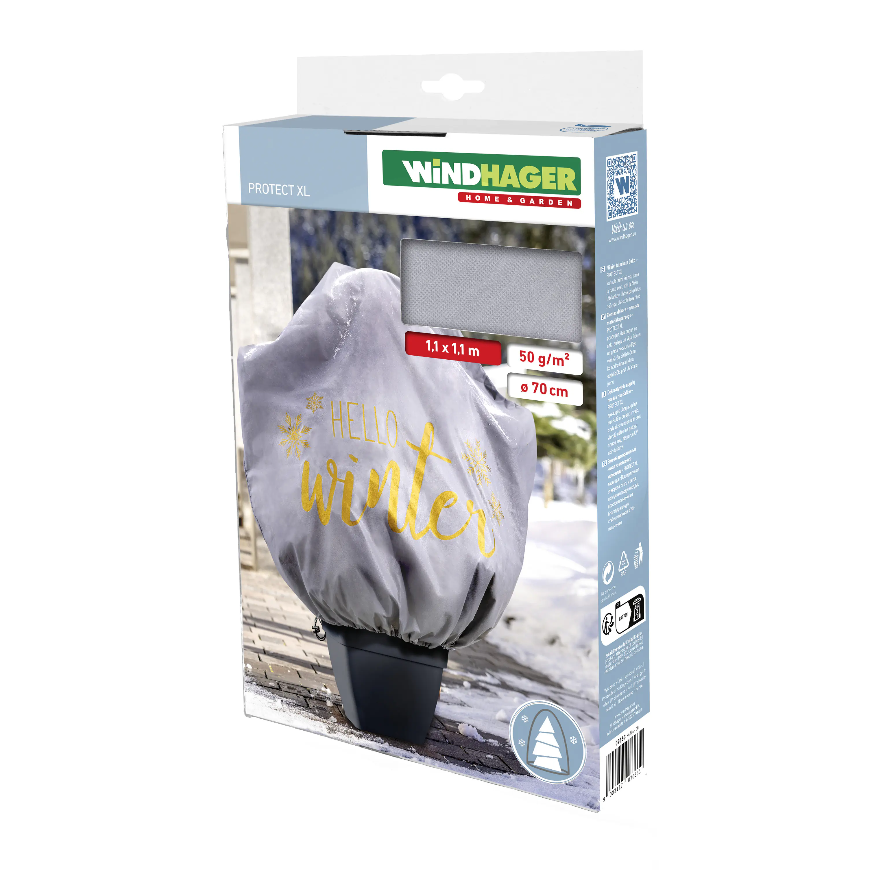 Windhager Deko-Haube PROT XL 1,1 x 1,1 m