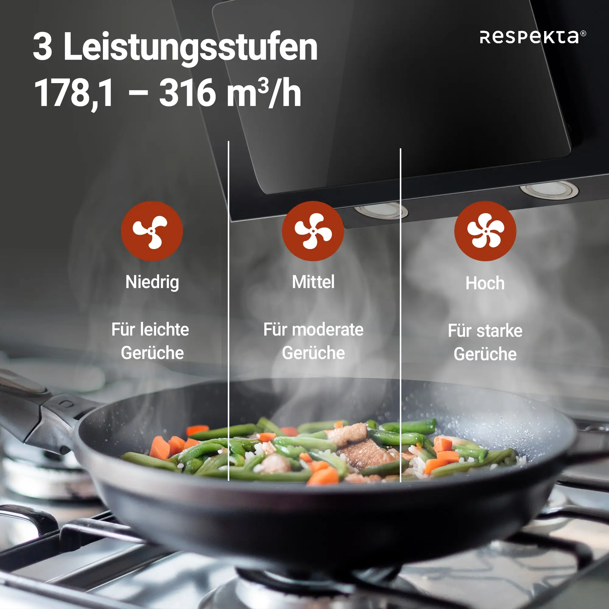 respekta kopffreie Schräghaube 60 cm schwarz CH33060SB respekta kopffreie Schräghaube 60 cm schwarz CH33060SB