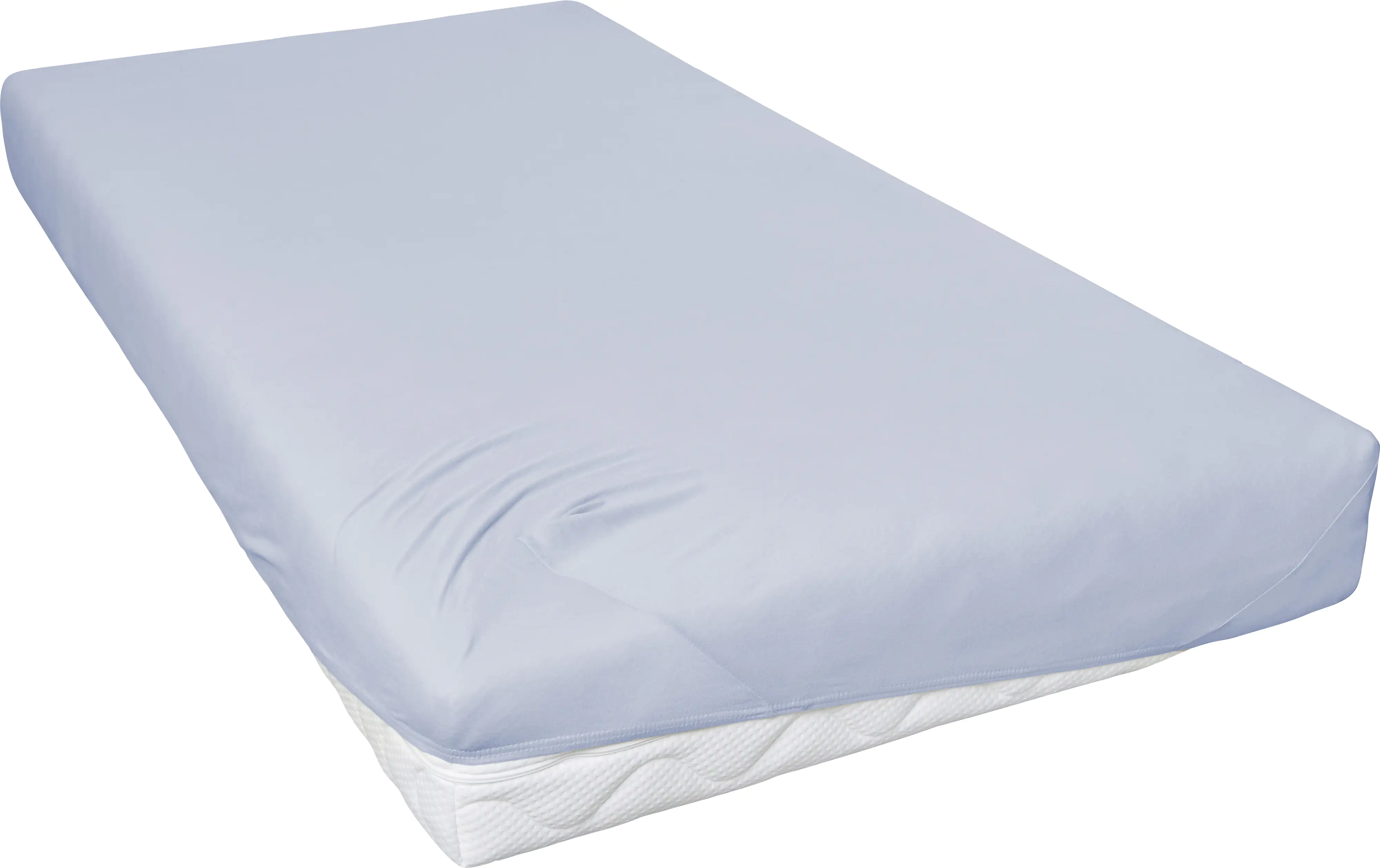 Vario Spannbetttuch Jersey 70 x 140 cm hellblau
