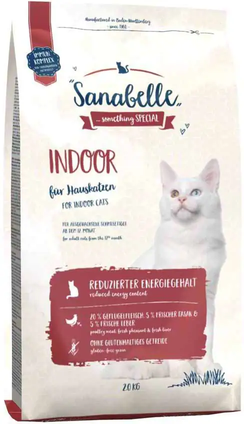 Sanabelle Katzentrockenfutter Indoor mit Fasan für Hauskatzen 2 kg