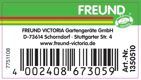 Freund Victoria Allzweck-Kunststoff Schaufel 45 x 36 cm