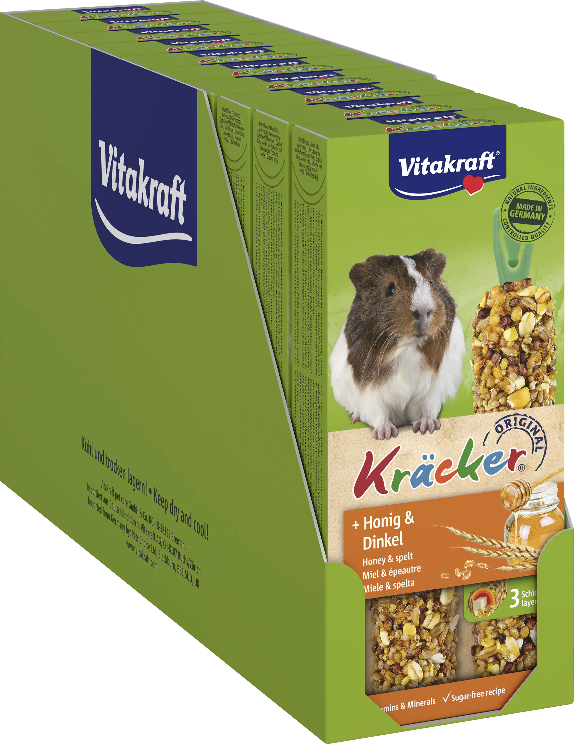 Vitakraft Kräcker® Honig & Dinkel 2 Stück / 112 g Vitakraft Kräcker® Honig & Dinkel 2 Stück / 112 g