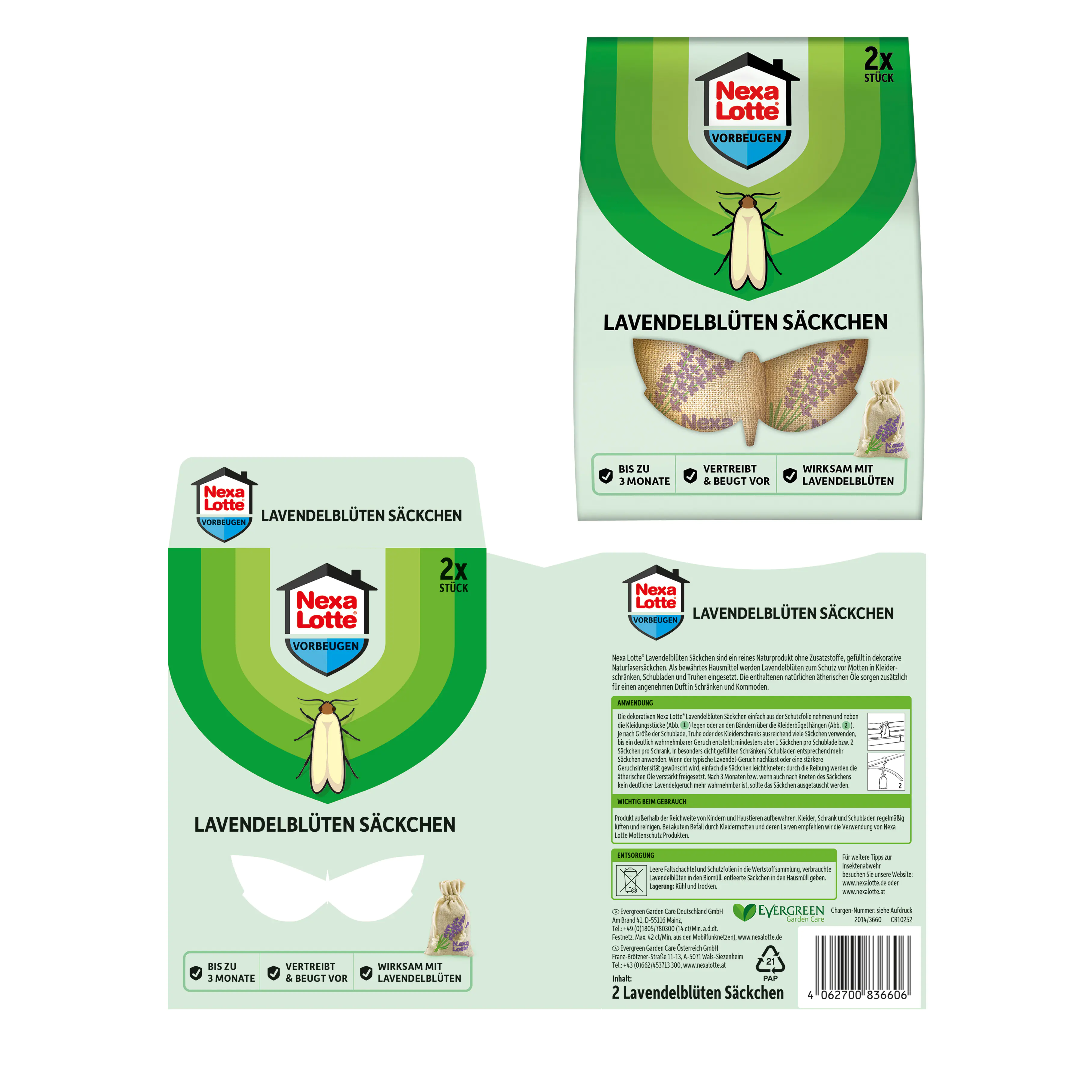 Nexa Lotte Lavendelblüten Säckchen 2 Stück