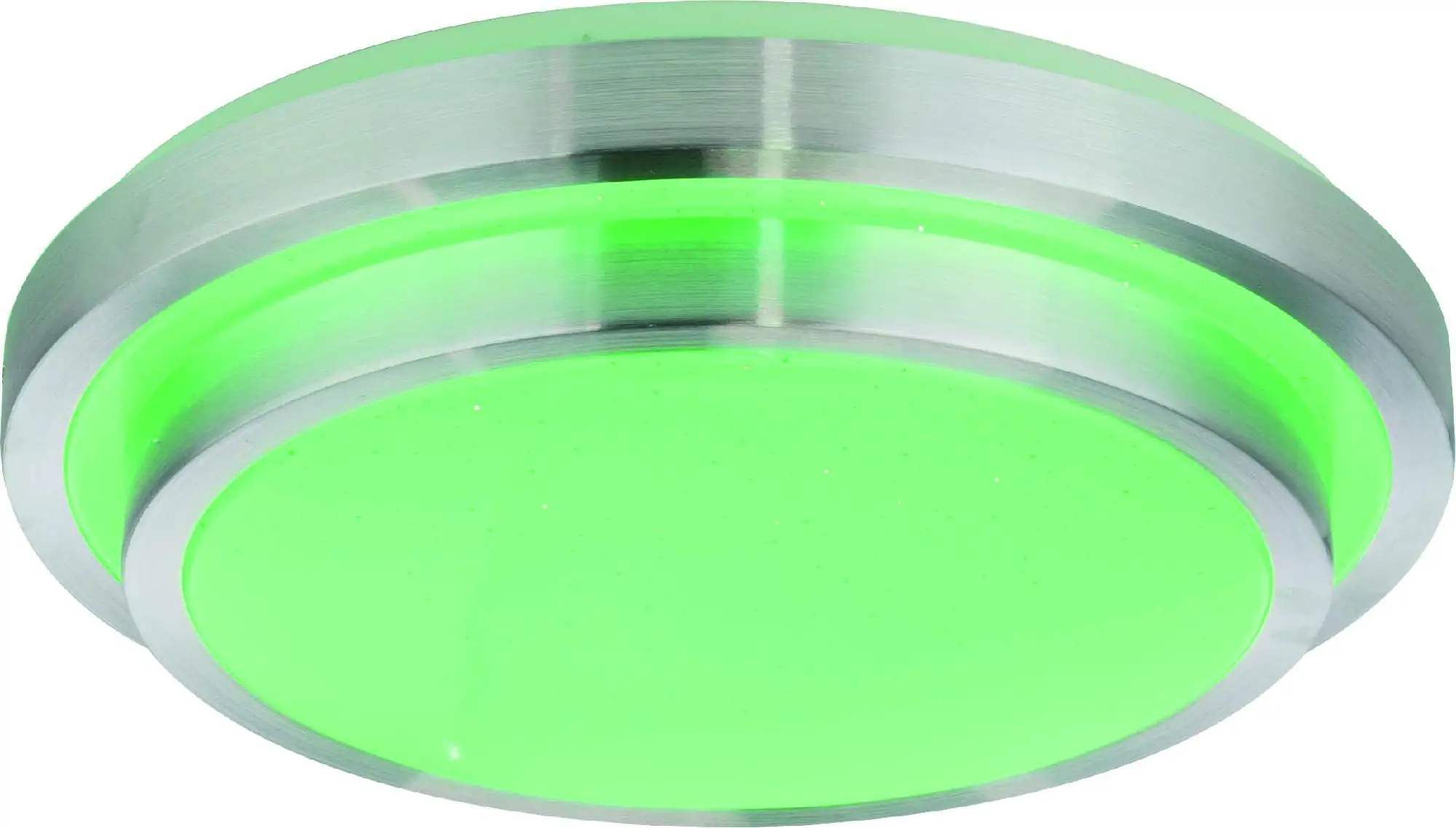 Globo LED Deckenleuchte Ina II weiß, opal mit Aluminiumring Globo LED Deckenleuchte Ina II weiß, opal mit Aluminiumring