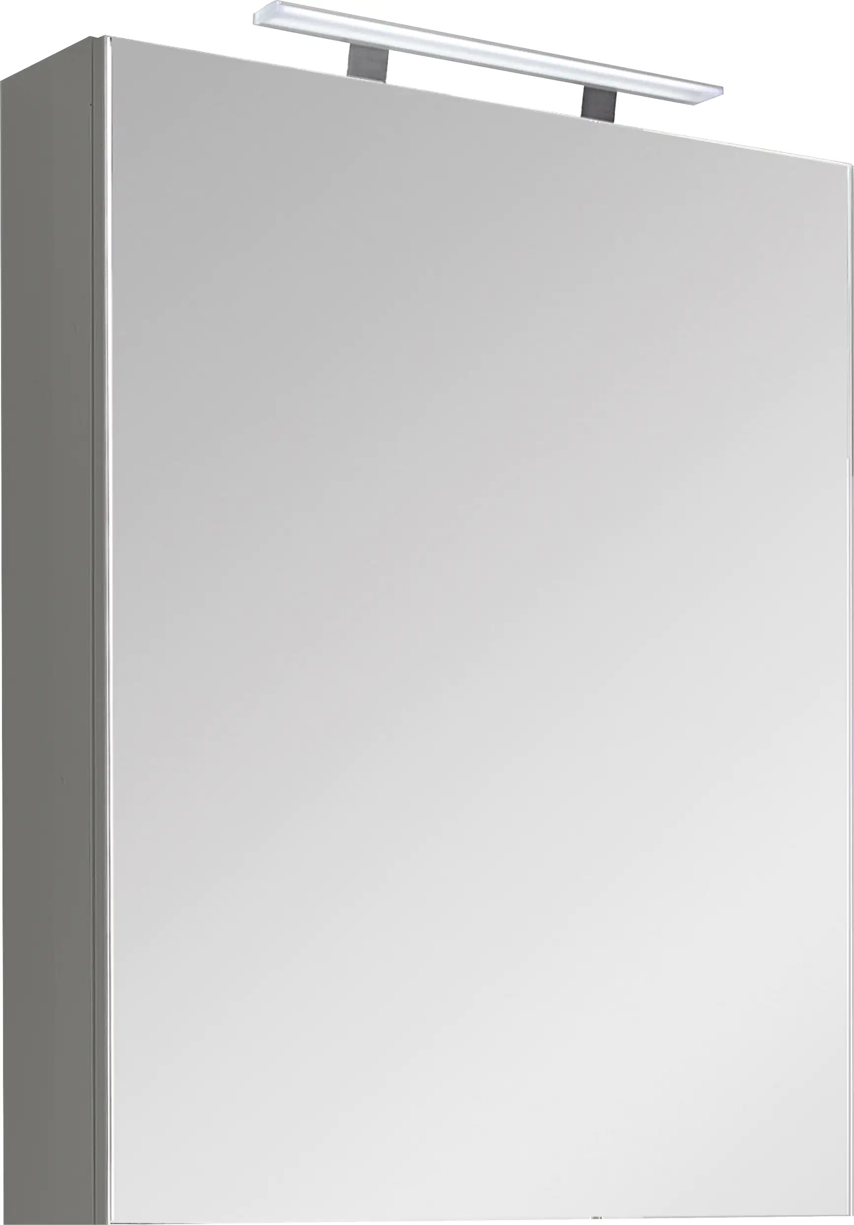 4017026181268 Primaster Spiegelschrank Düsseldorf mit Beleuchtung grau 60 x 70 cm