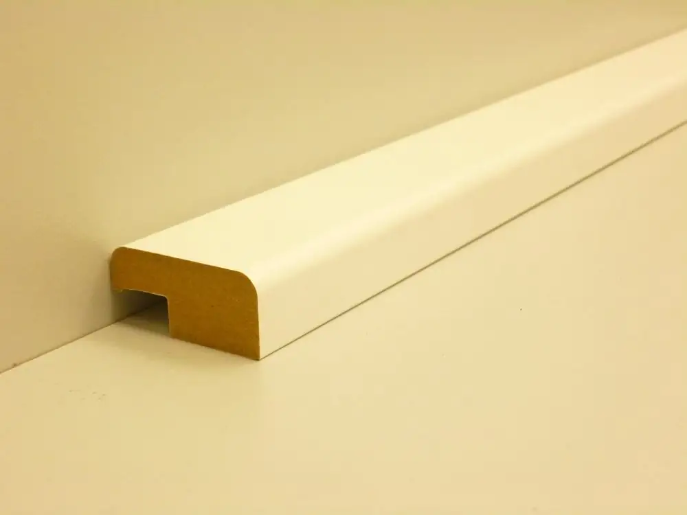 B.S. Bauprogramm Bilder-Falzleiste 250 cm 40 x 18 mm weiß