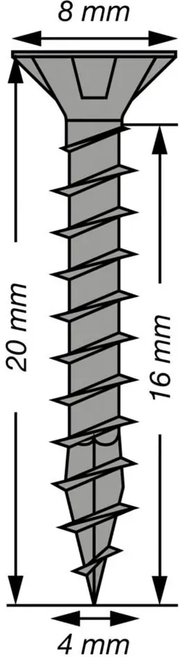 Spax Universalschrauben 4 x 20 mm T20 Vollgewinde - 100 Stk. 