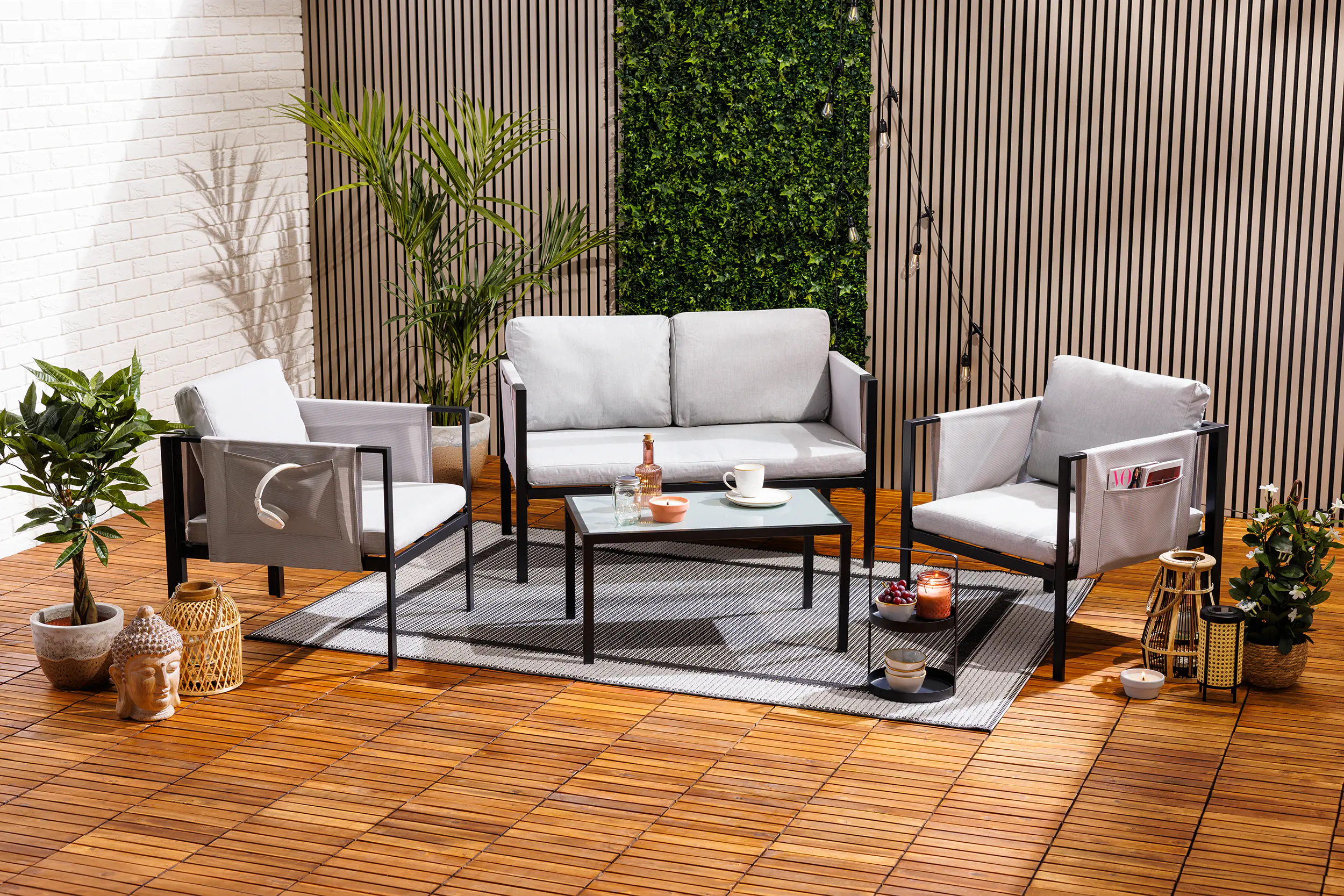 TrendLine Gartenmöbel-Set Amalfi 4-teilig TrendLine Gartenmöbel-Set Amalfi 4-teilig