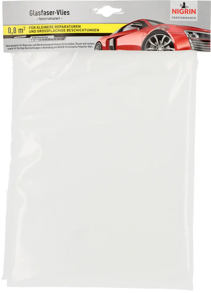 Nigrin Glasfaser-Vlies 0,8m² Nigrin Glasfaser-Vlies 0,8m²