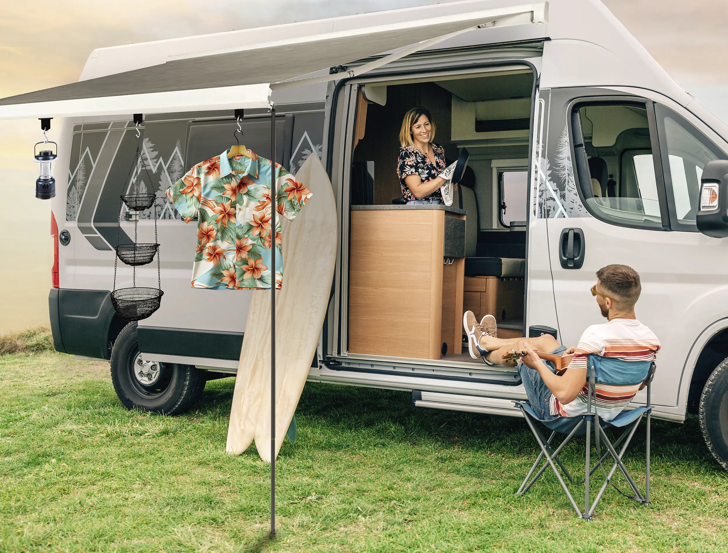 Calima Markisenhaken für Wohnmobil & Wohnwagen 16-tlg.