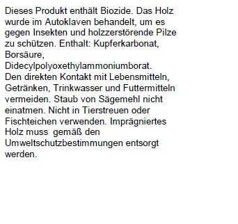 Zaunlatte Kiefer 120 x 5,5 x 2,8 cm kesseldruckimprägniert