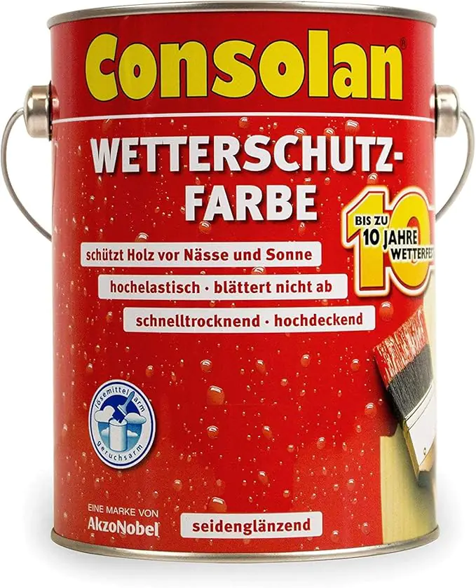 Consolan Wetterschutz-Farbe 0,75 L rehbraun Consolan Wetterschutz-Farbe 0,75 L rehbraun