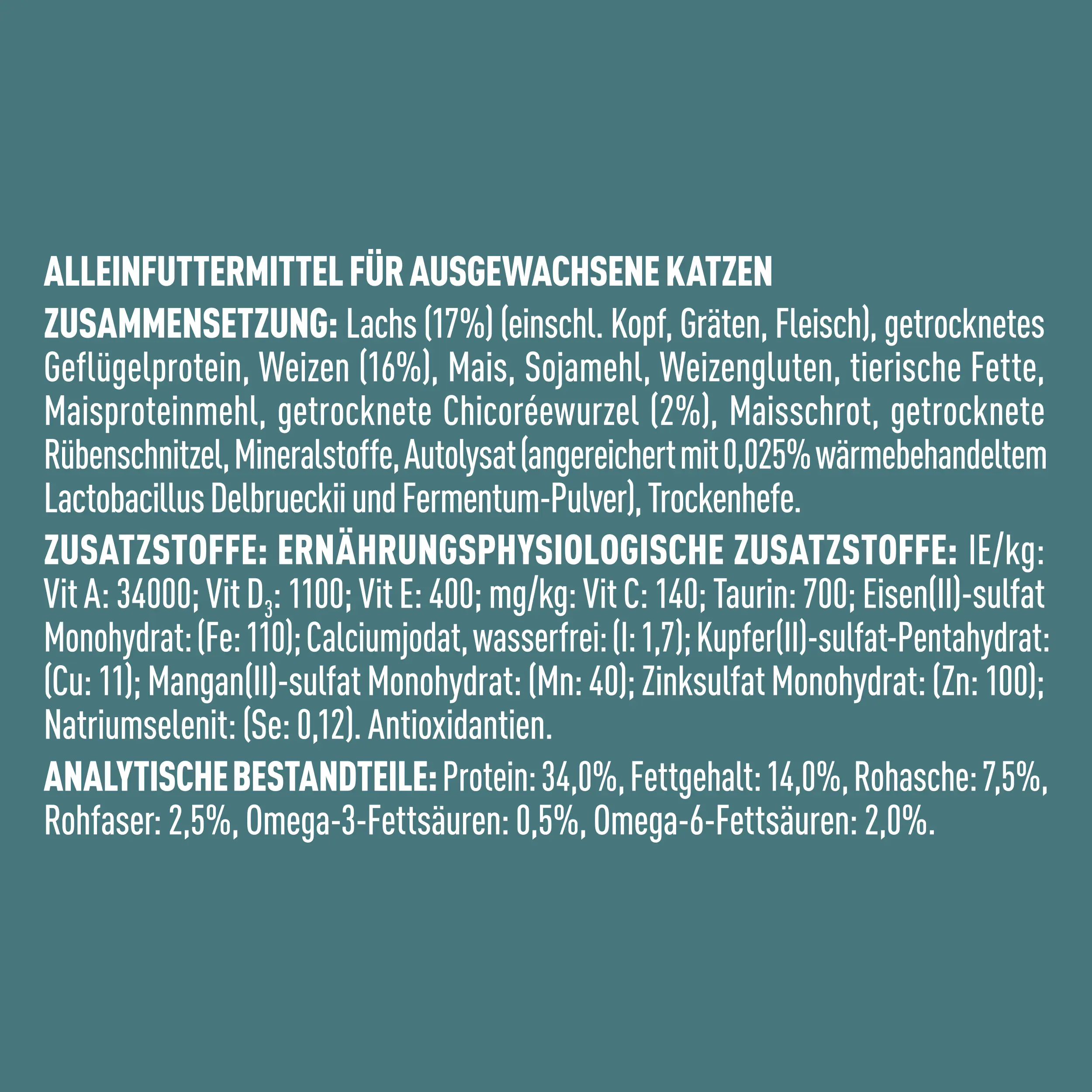Purina One Katzenfutter Adult reich an Lachs 2,8 kg