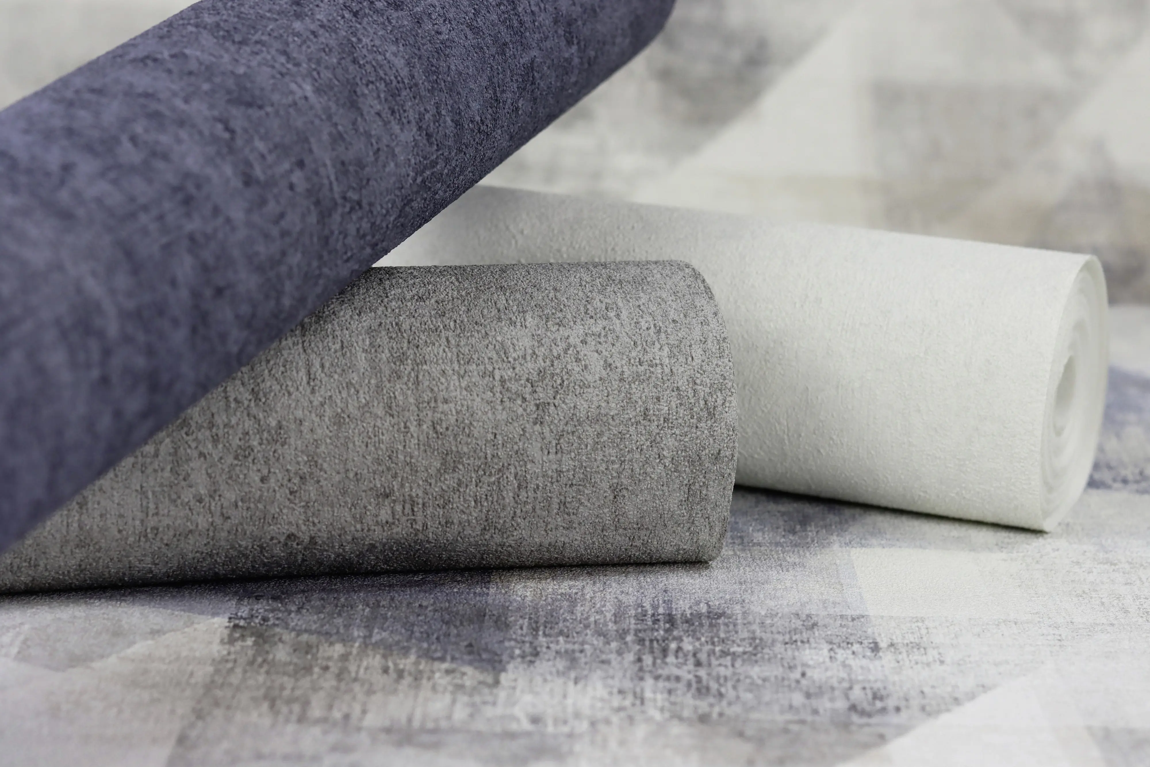 Rasch Vliestapete 617955 Linares geometrisch blau grau-beige 10,05 x 0,53 m