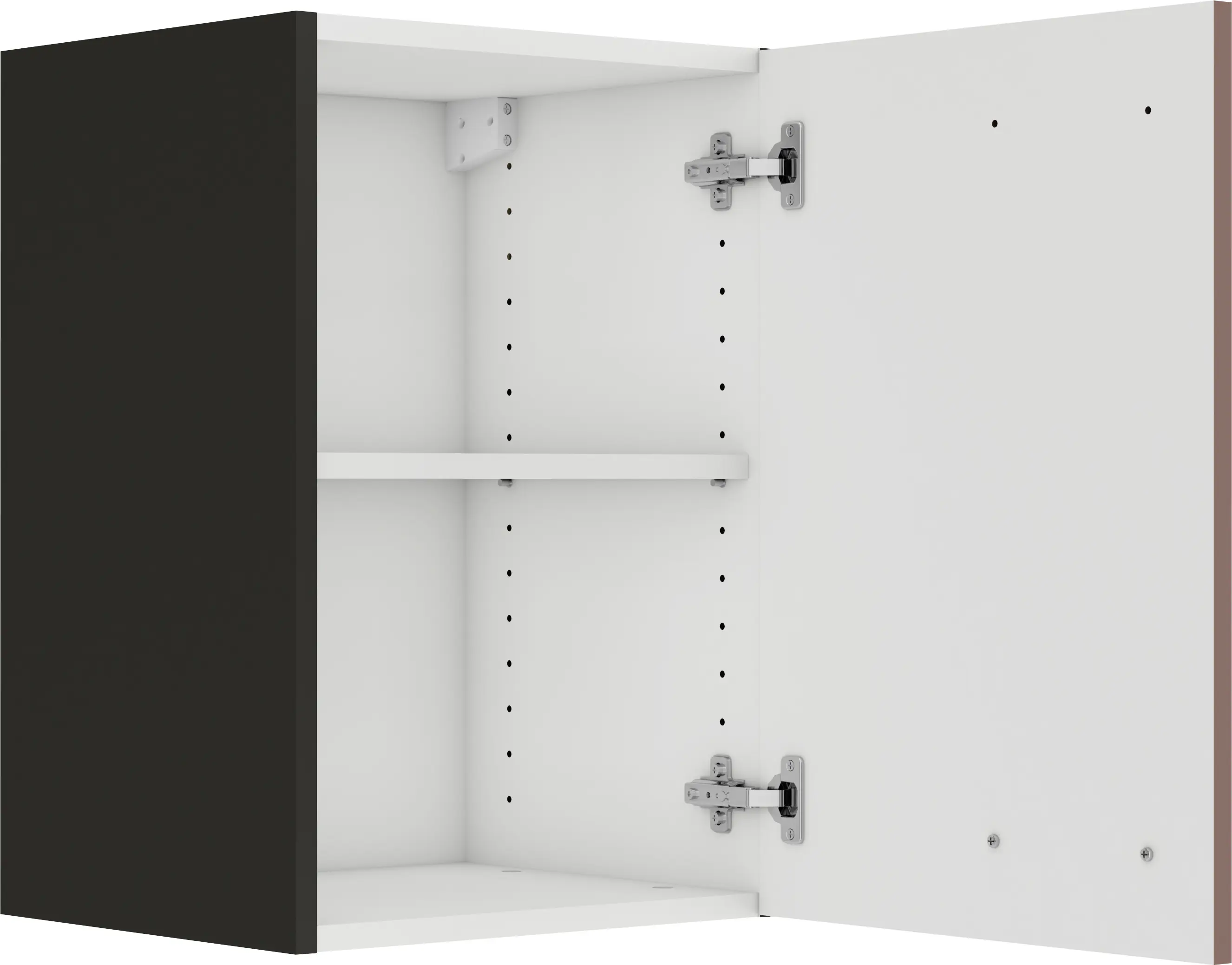 Optifit Oberschrank Nizza 407 rostrot/anthrazit matt 40 cm