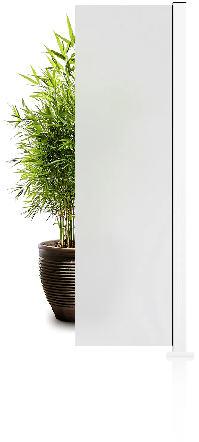 Ambiente Glaszaun Erweiterungsset Klarglas mit Siebdruck 187 x 55,7 cm weiß Ambiente Glaszaun Erweiterungsset Klarglas mit Siebdruck 187 x 55,7 cm weiß