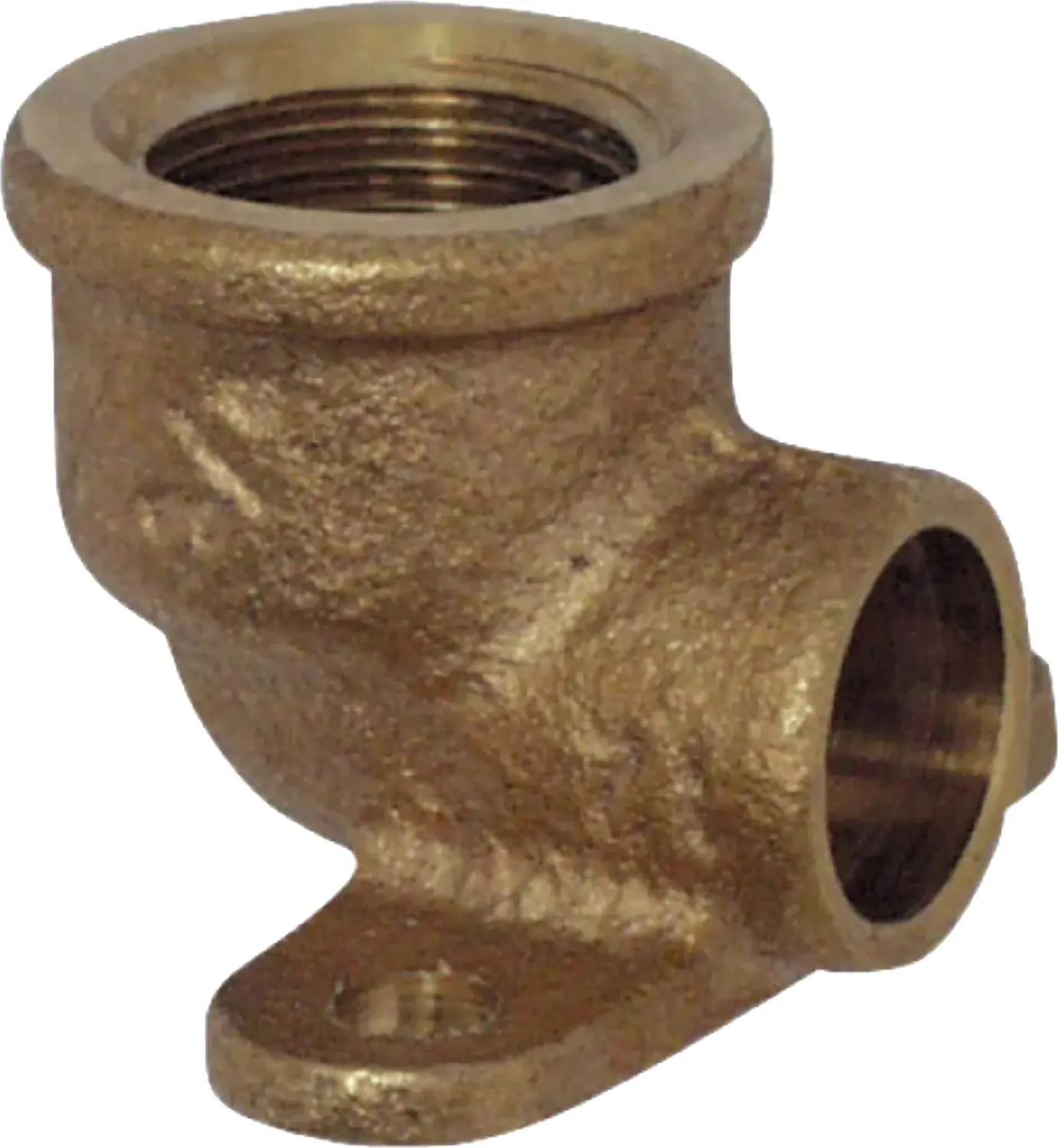 Cornat Löt-Wandscheibe 90° Messing blank, ø 12 mm, 1/2" IG