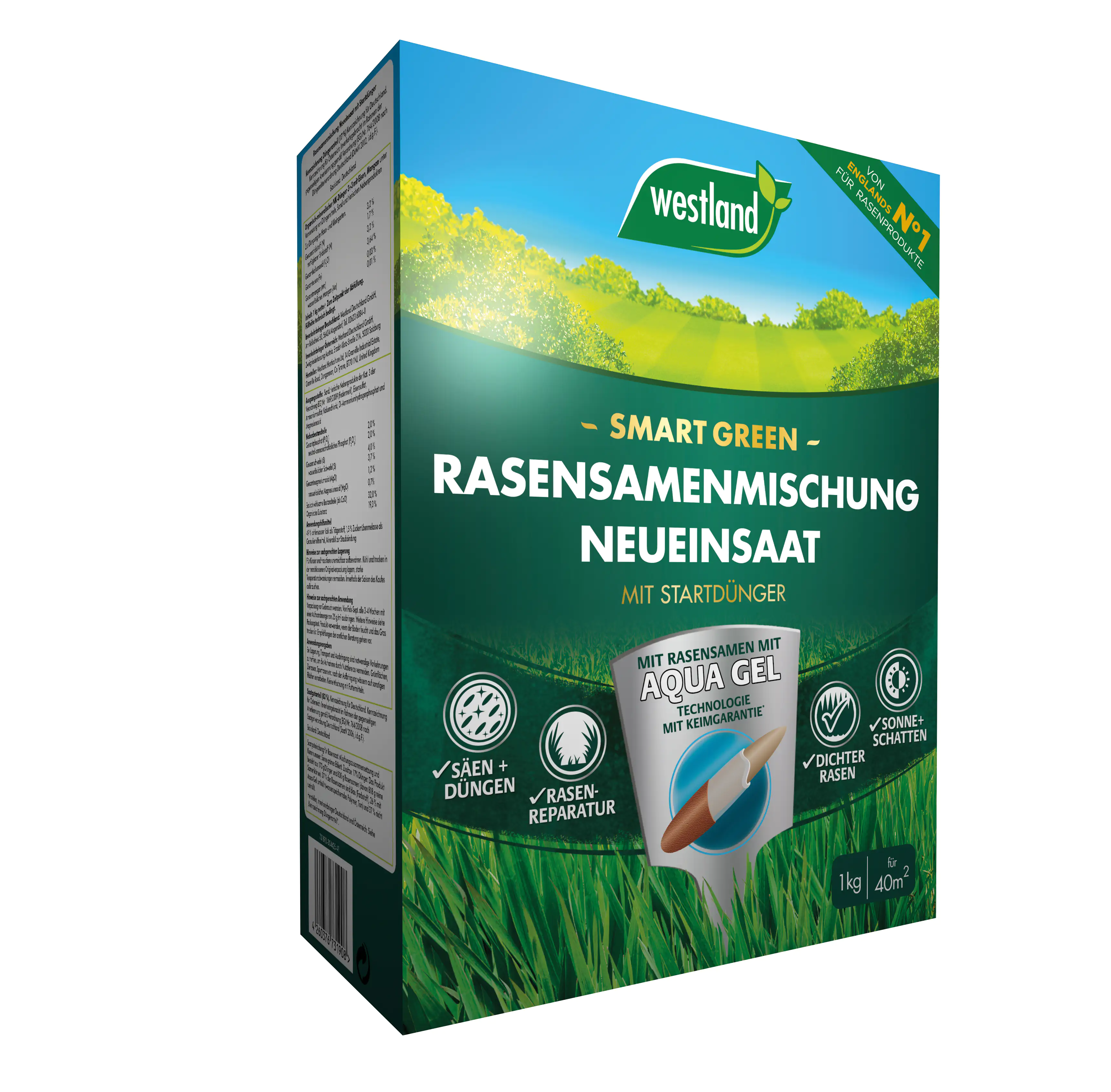 Westland Smart Green Neueinsaat für 40 m² 1 kg Westland Smart Green Neueinsaat für 40 m² 1 kg