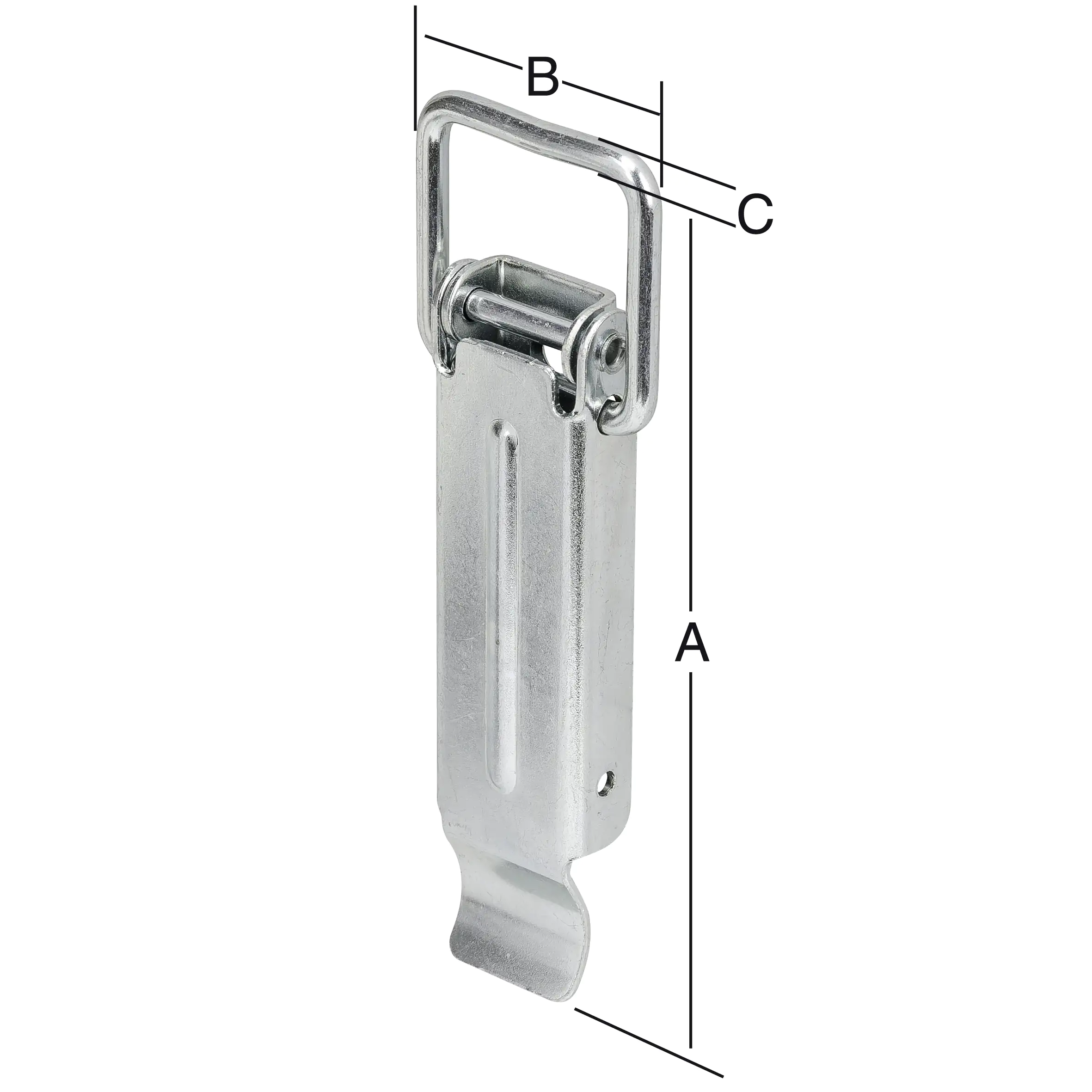 Vormann Spannverschlüsse verzinkt 110 x 37 x Ø 4.0 mm
