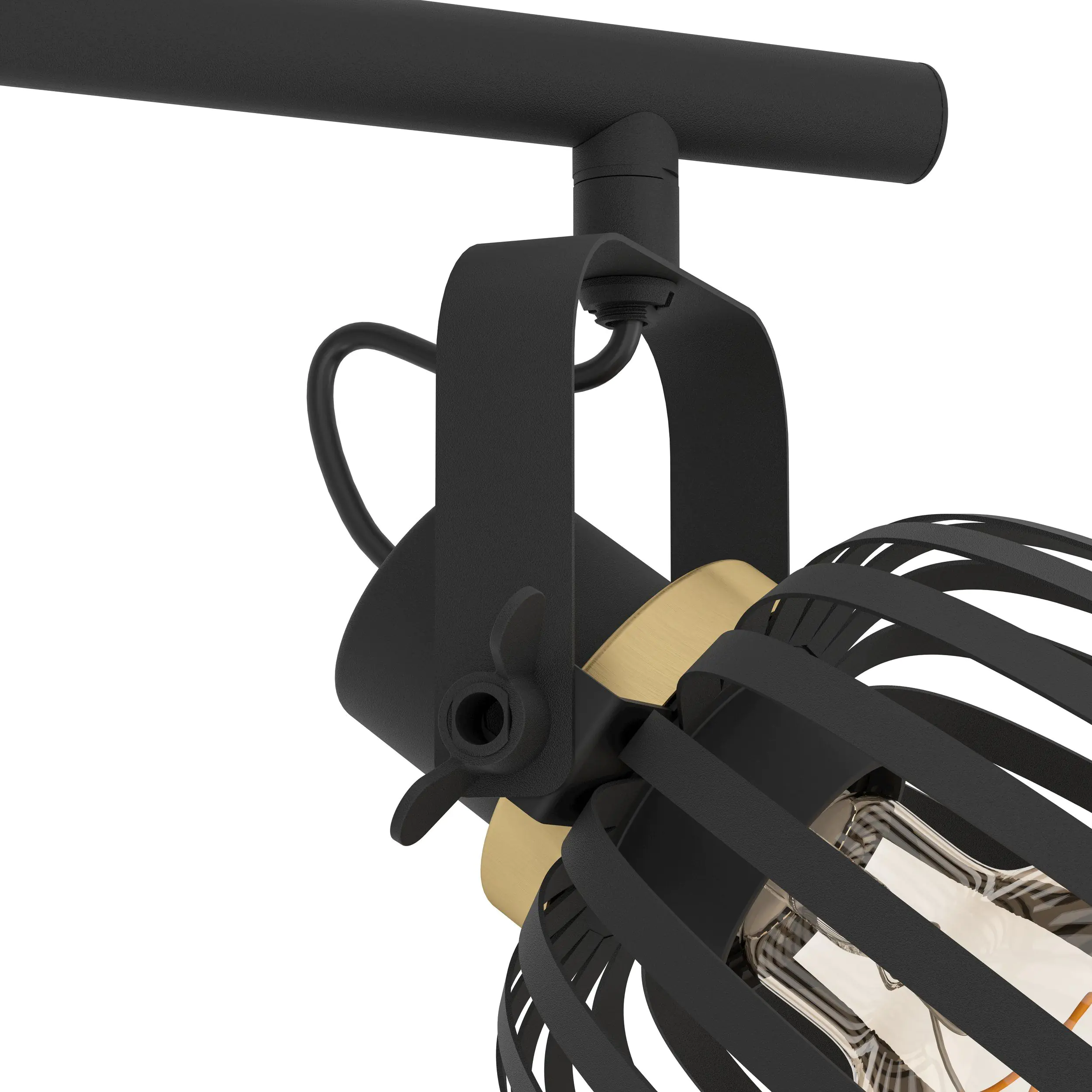 Eglo 3er Spot Girona schwarz messing 77,5 x 19 cm Eglo 3er Spot Girona schwarz messing 77,5 x 19 cm