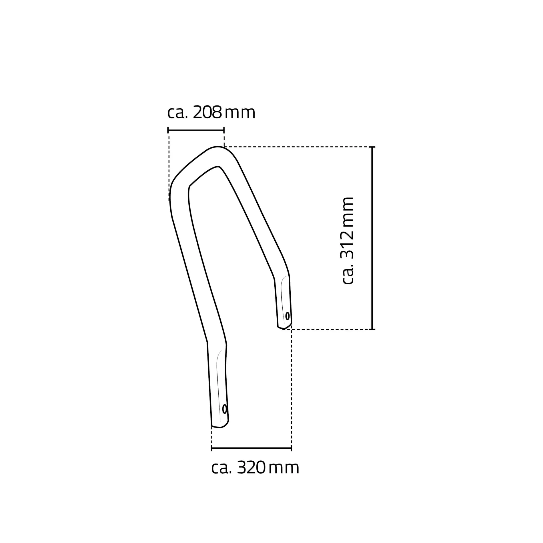 Ridder Armlehnen für Bad-Hocker Pro, chromfarben, Aluminium Ridder Armlehnen für Bad-Hocker Pro, chromfarben, Aluminium