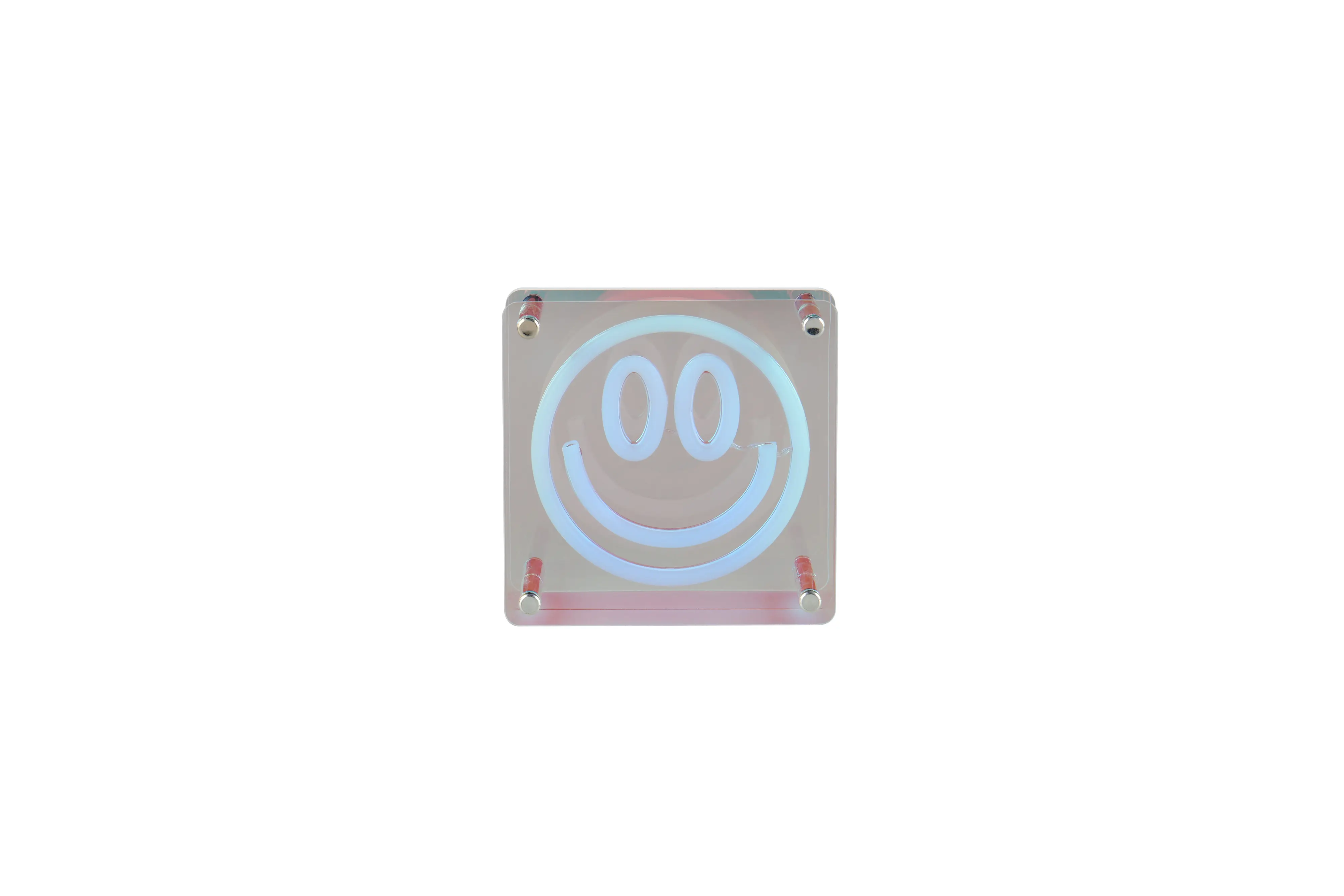Reality LED-Tischleuchte Anelli Fun 14,5 x 14,5 cm weiß/transparent irisierend