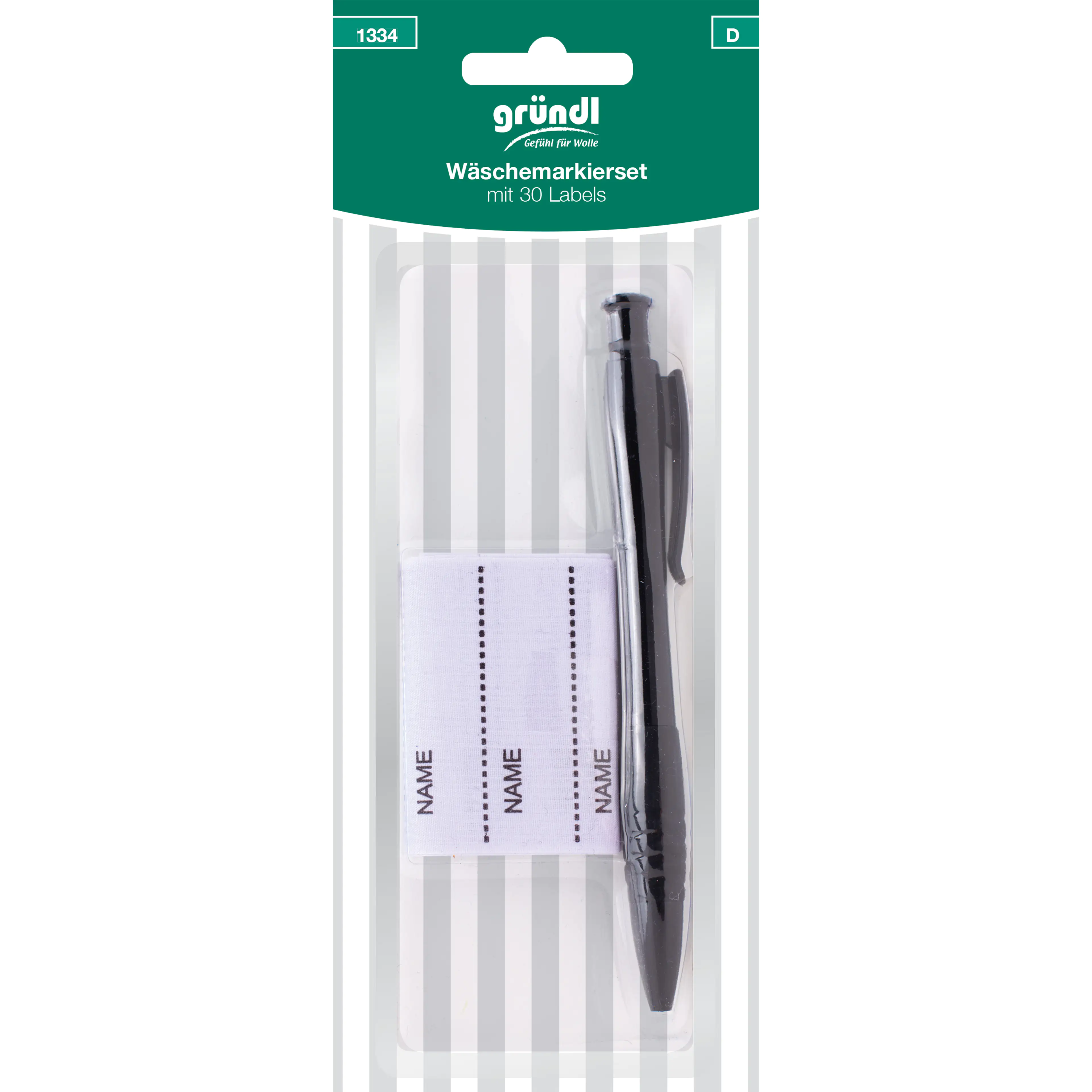 Gründl Wäschemarkierset 30 Labels