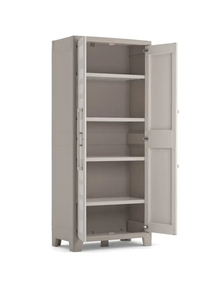 Kis Kunststoffschrank Gulliver Hoch 182 x 80 x 44 cm, beige Kis Kunststoffschrank Gulliver Hoch 182 x 80 x 44 cm, beige
