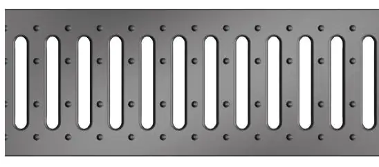 ACO Self Stegrost Sanierungsrost 1 m anthrazit