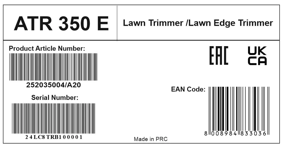 Alpina Elektro Rasentrimmer ATR 350 E 350 W, 24 cm Schnittbreite