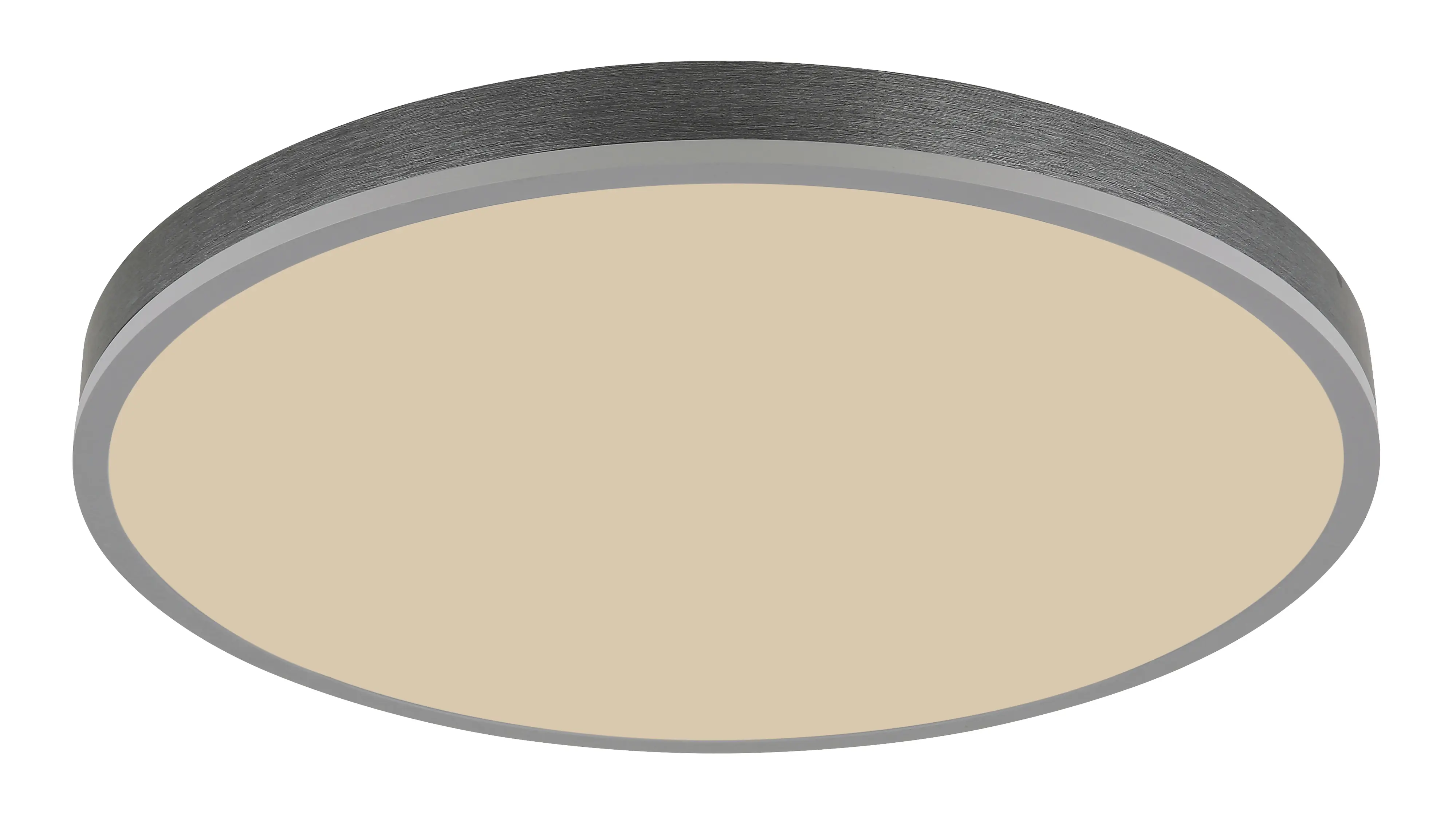 Globo Deckenleuchte Doro Ø 60 x 8,5 cm silber CCT