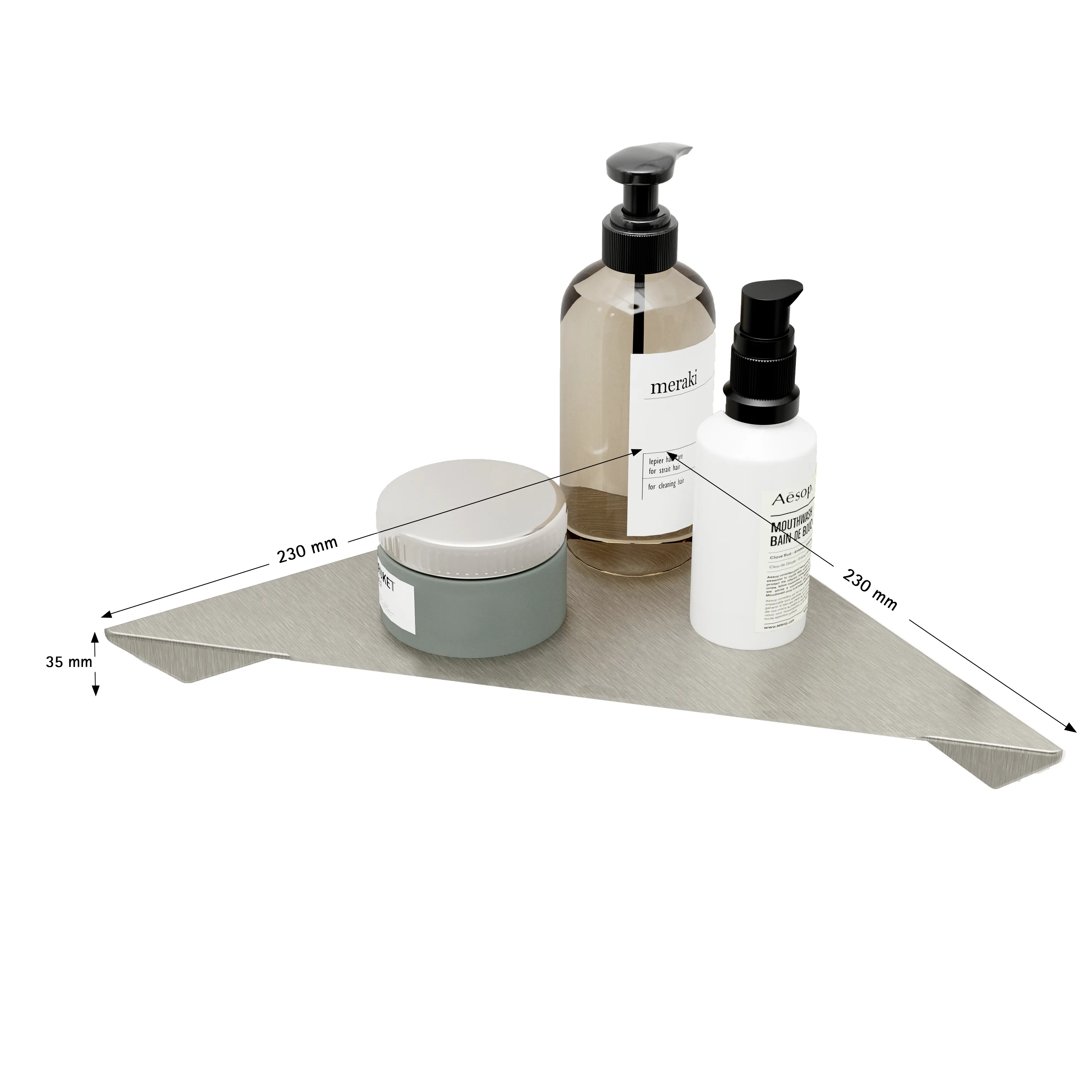 Schulte Duschablage über Eck zum Kleben