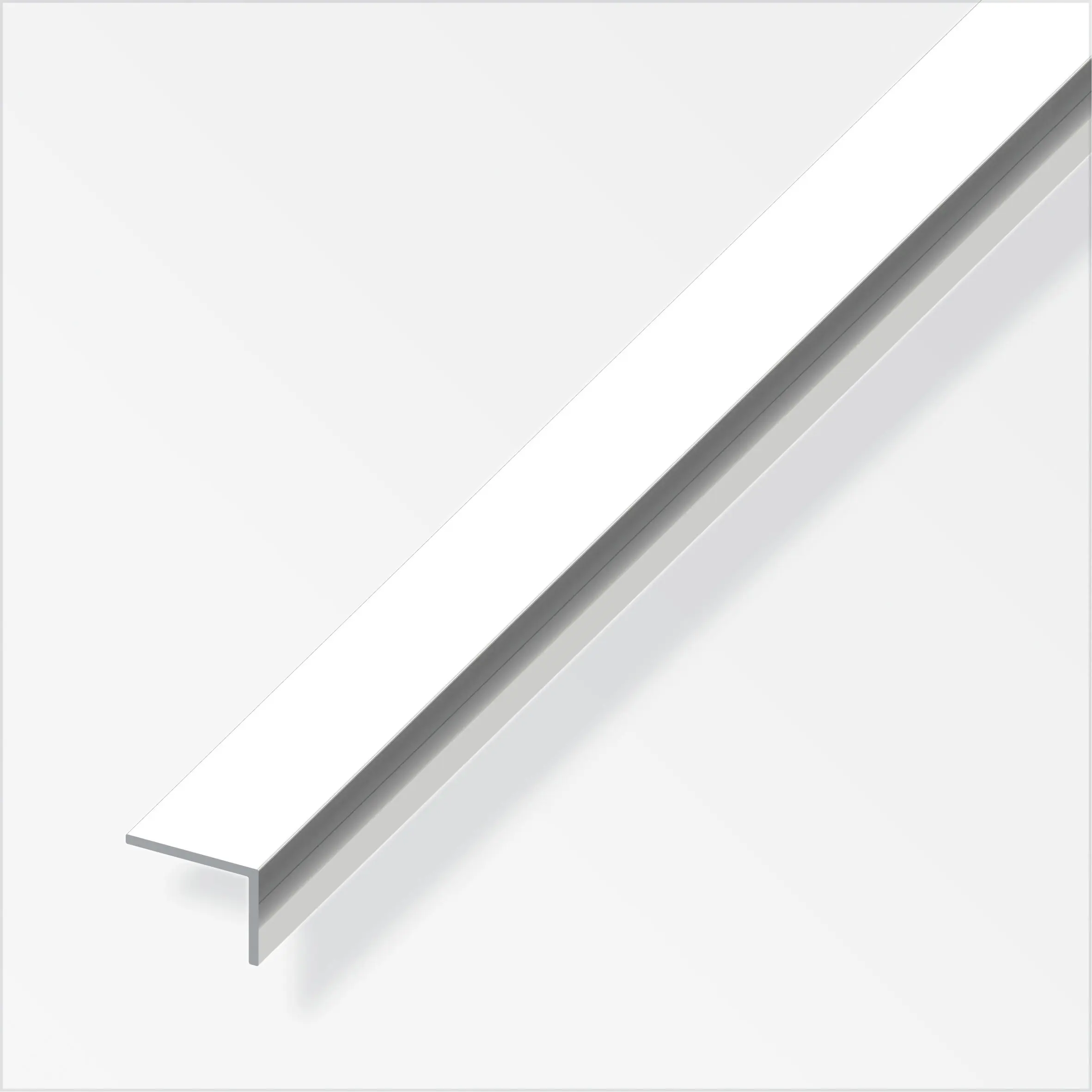 alfer Winkel 1 m, 20 x 10 mm Aluminium eloxiert poliert Chromoptik