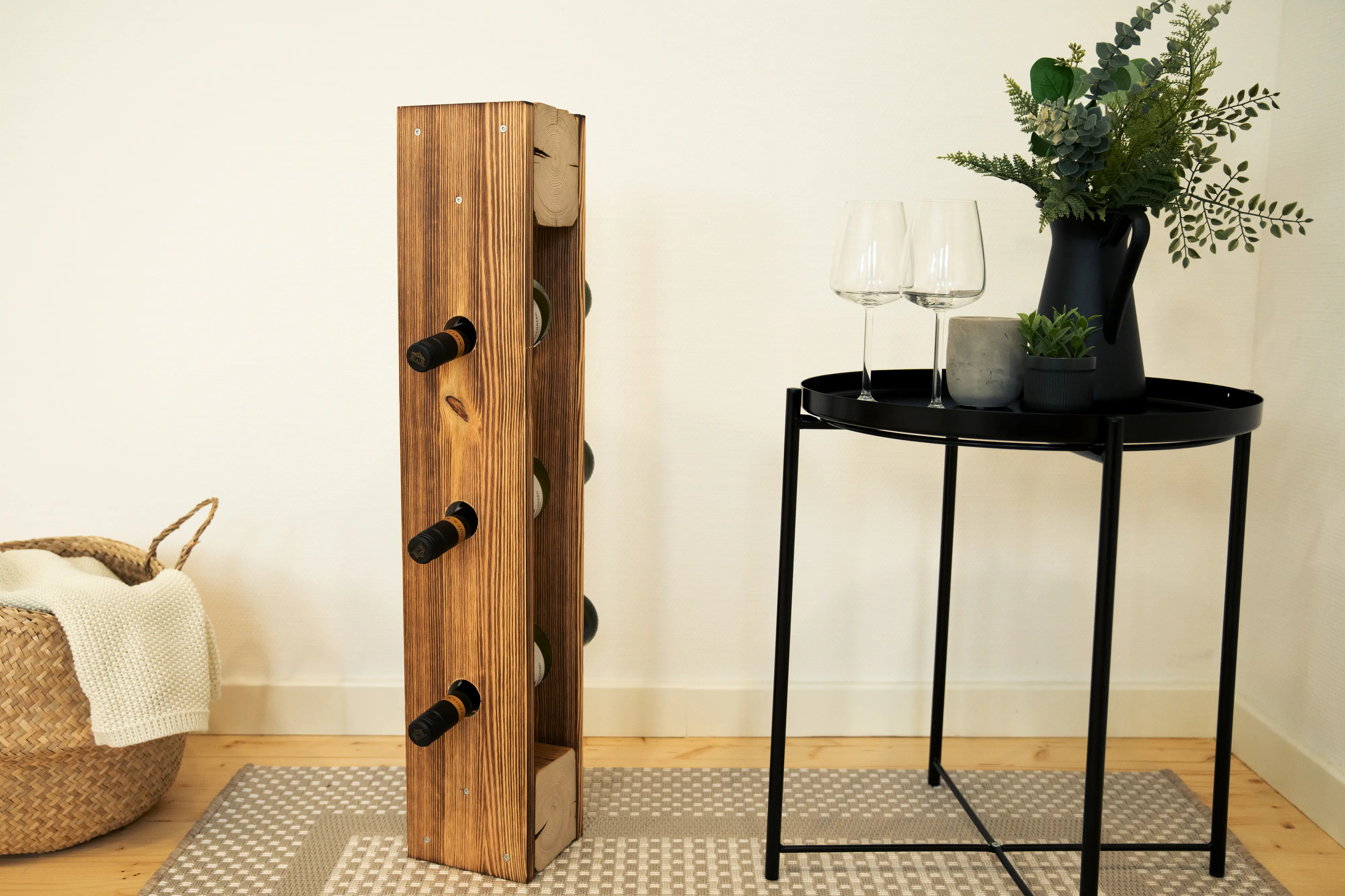 Rettenmeier Leimholzplatte geflammt 80 x 30 x 1,8 cm