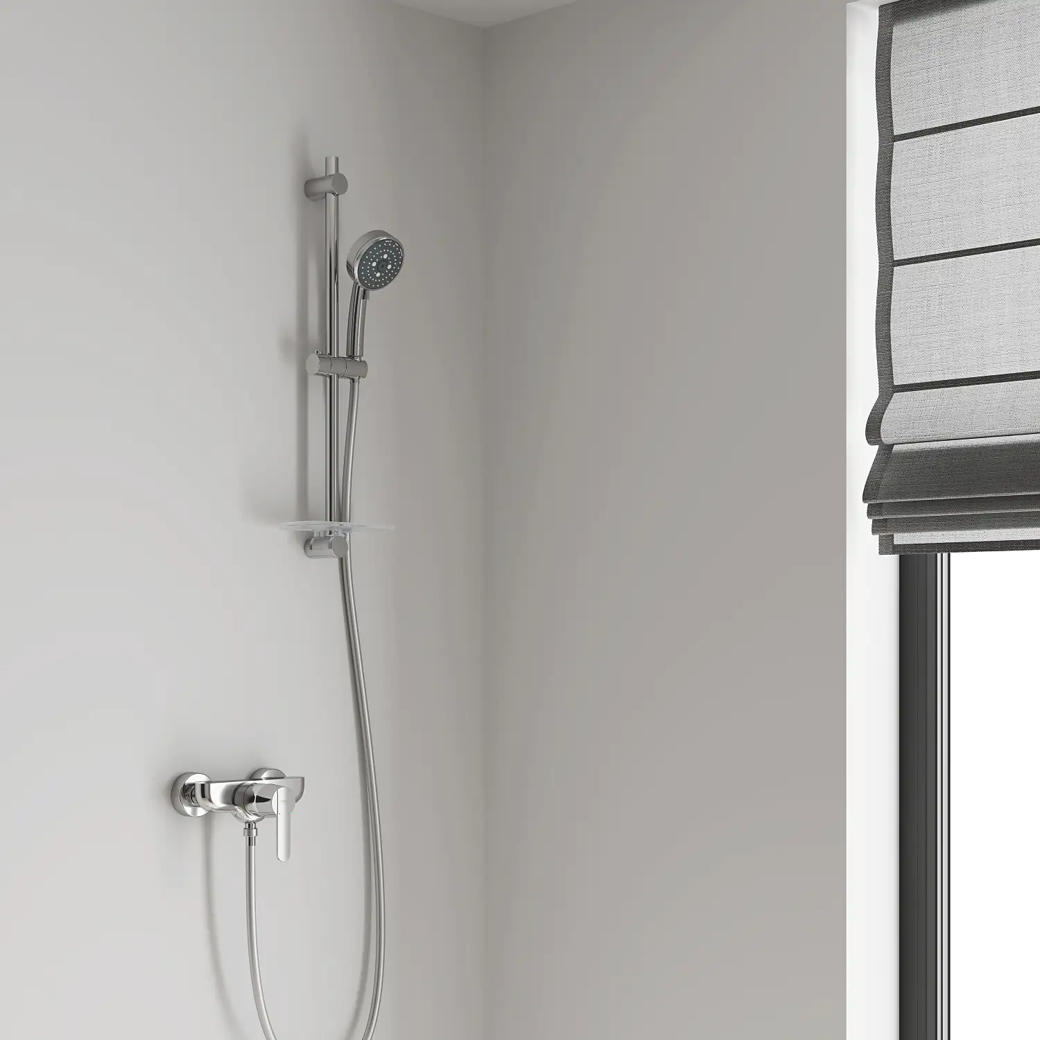 Grohe Handbrause Vitalio Comfort 100 3 Strahlarten, verchromt