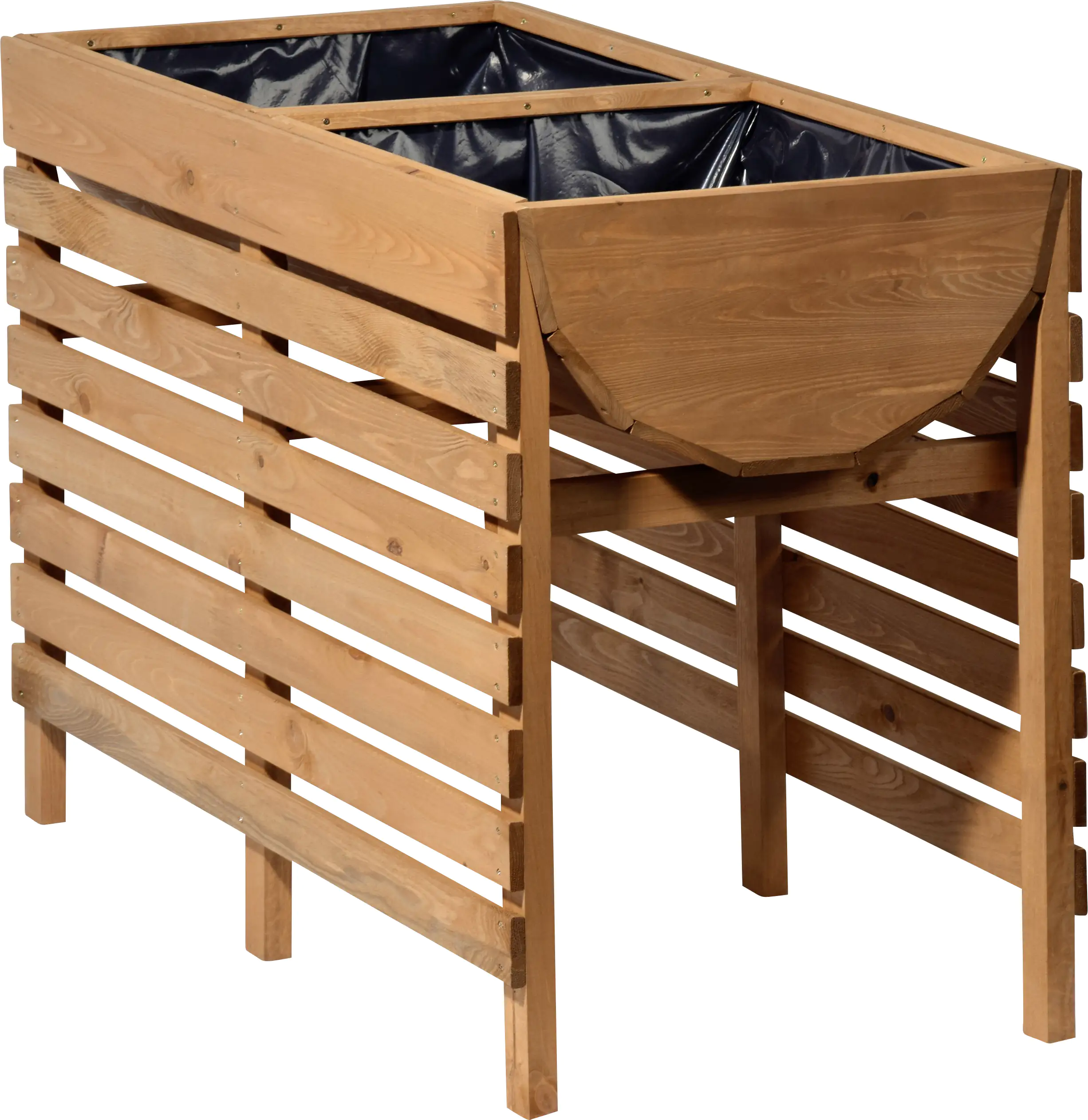 Dobar Hochbeet inkl. Pflanzfolie 100 x 50 x 71 cm