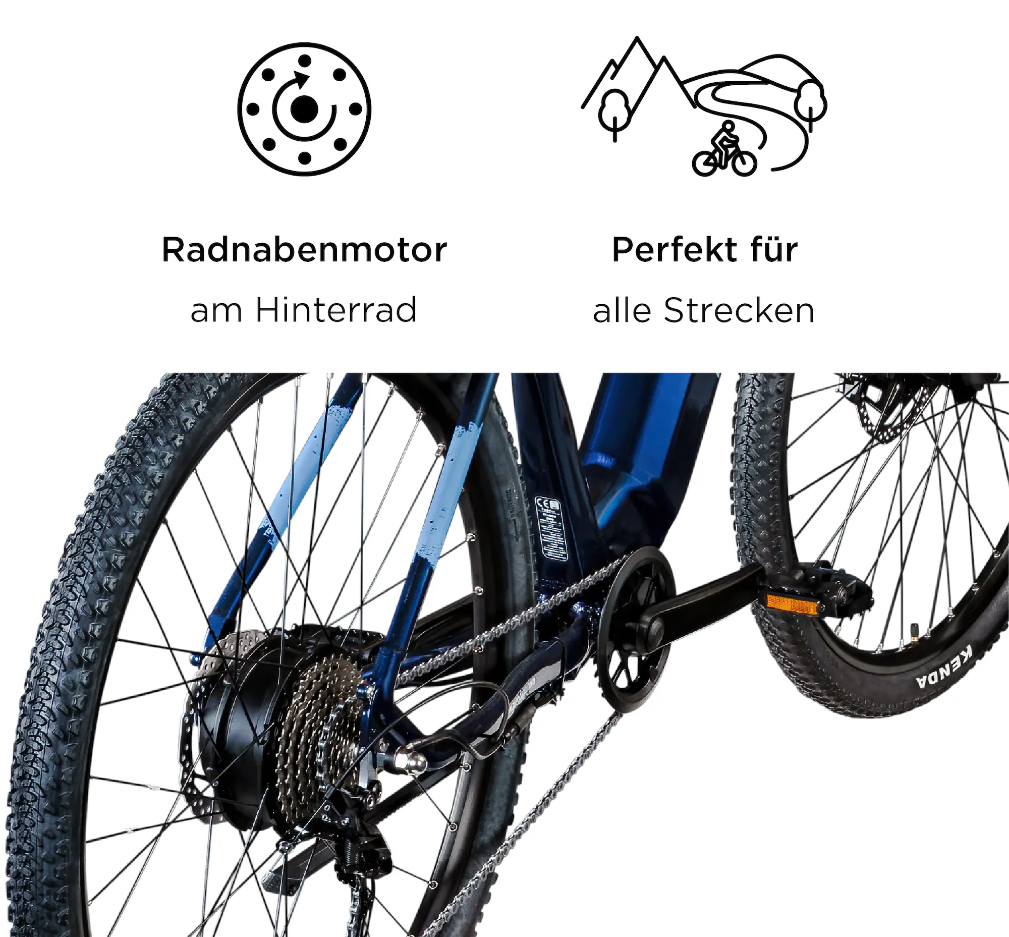 Zündapp E-Bike Z808 MTB 29 Zoll 10-Gang 550 Wh dunkelblau