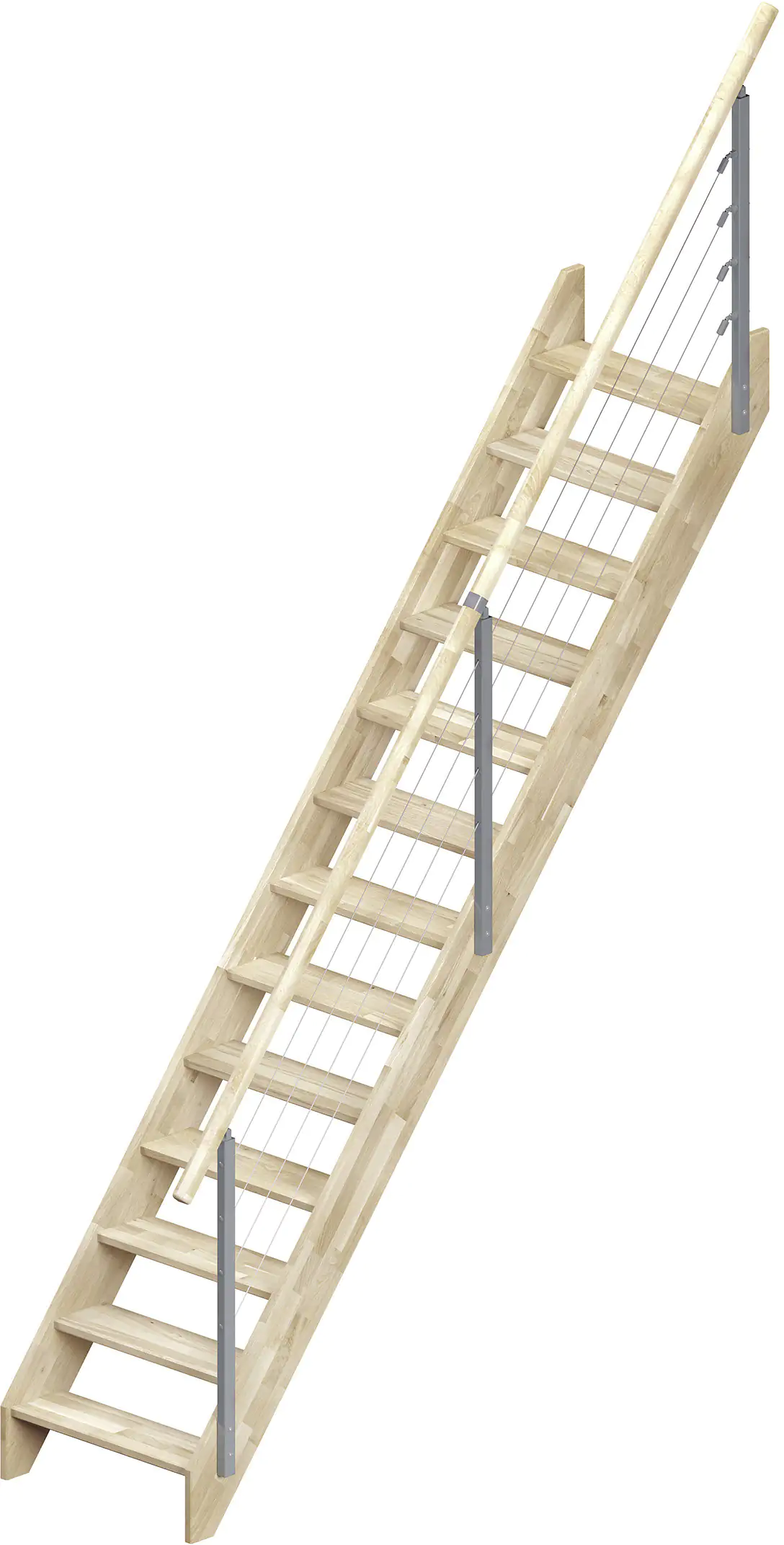 Dolle Raumspartreppe Brest Eiche gerade