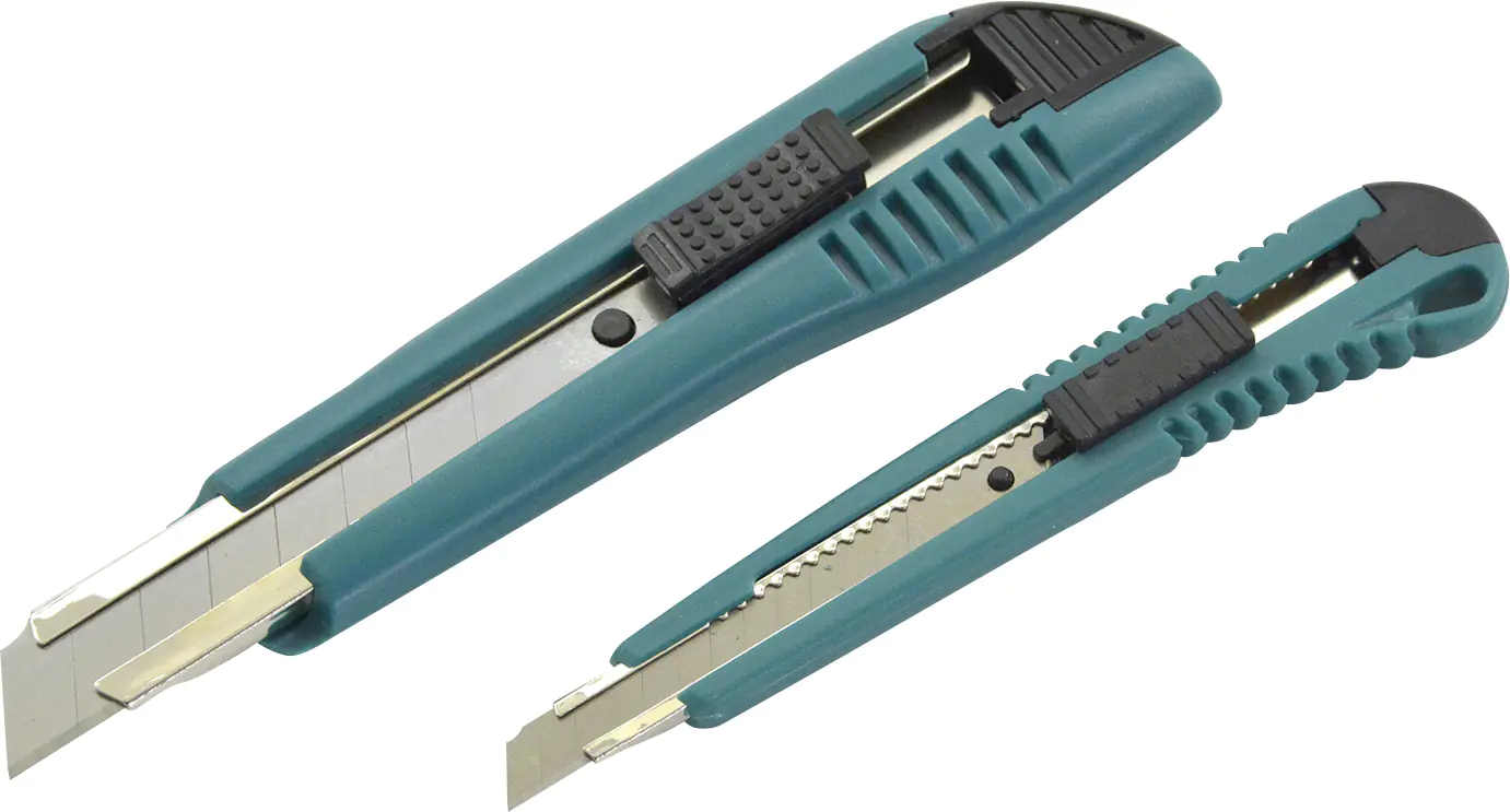 Nespoli Cutter-Set 6-teiliges mit 9 mm & 18 mm Abbrechmessern inkl. Ersatzklingen