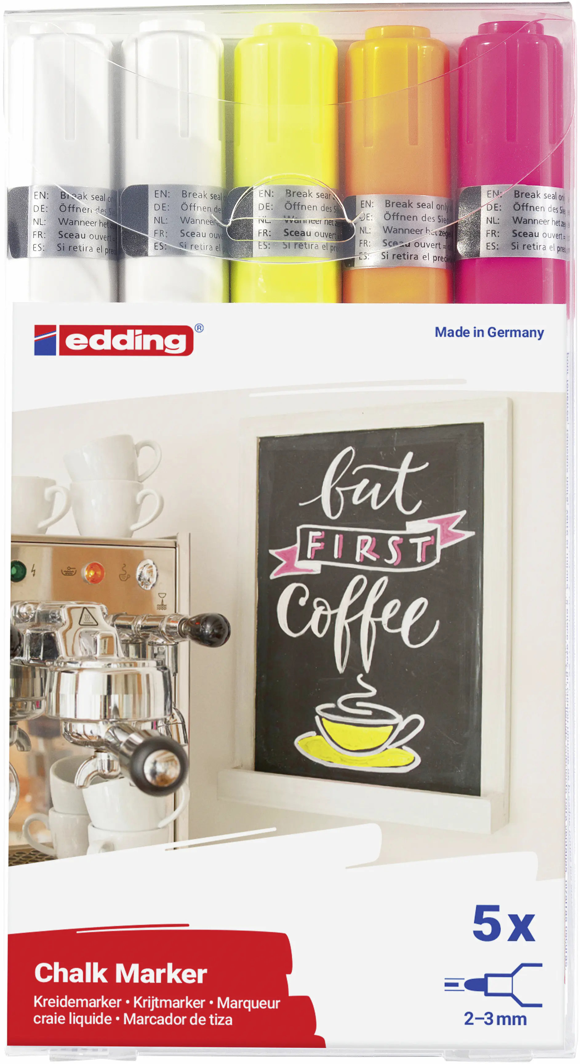 edding 4095 Kreidemarker 5er-Set 2 - 3 mm