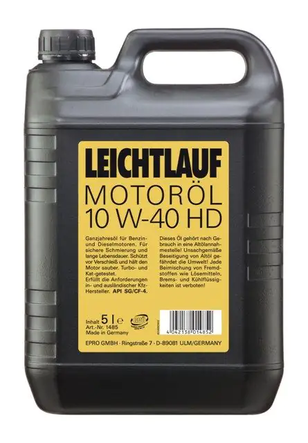 Motoröl Leichtlauf 10W-40 HD 5L